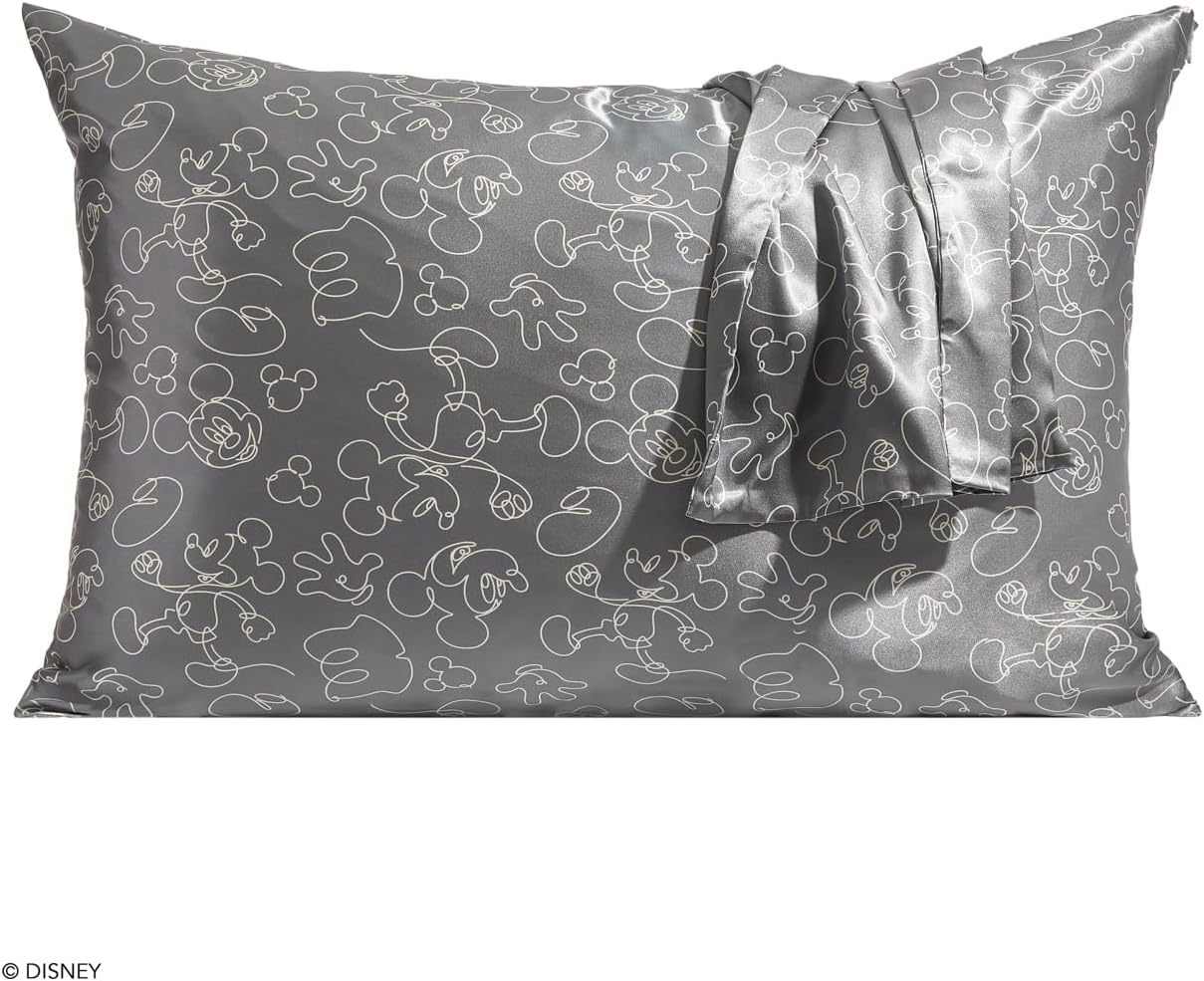 Kitsch Disney Mickey Mouse Satin Pillowcase with Zipper