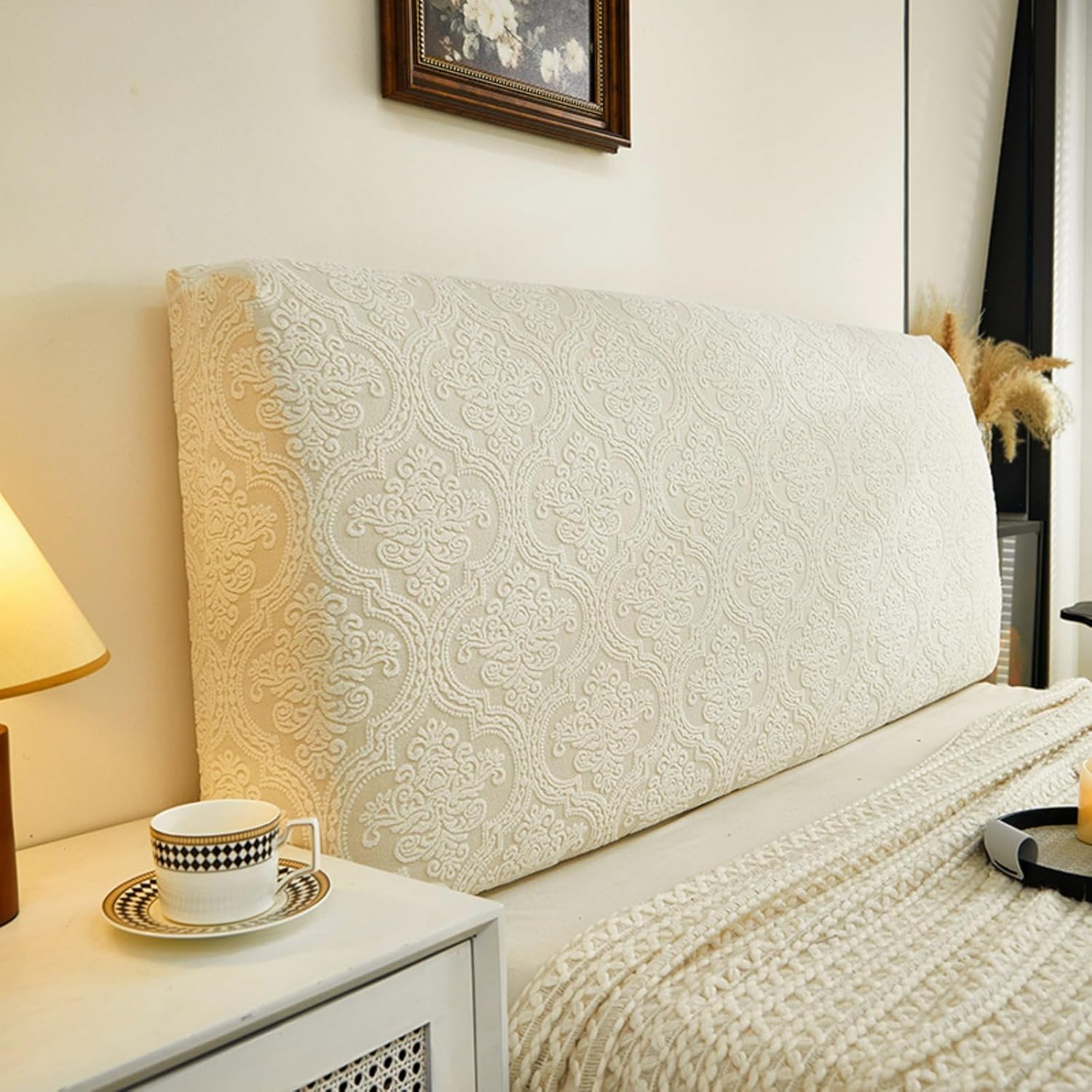 EFELIM Stretch Headboard Cover for Queen Size Bed
