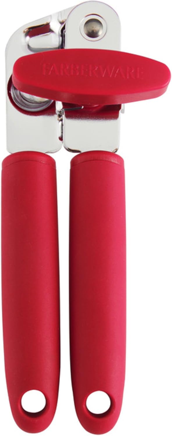 Farberware Colourworks Soft Grip Can Opener Red
