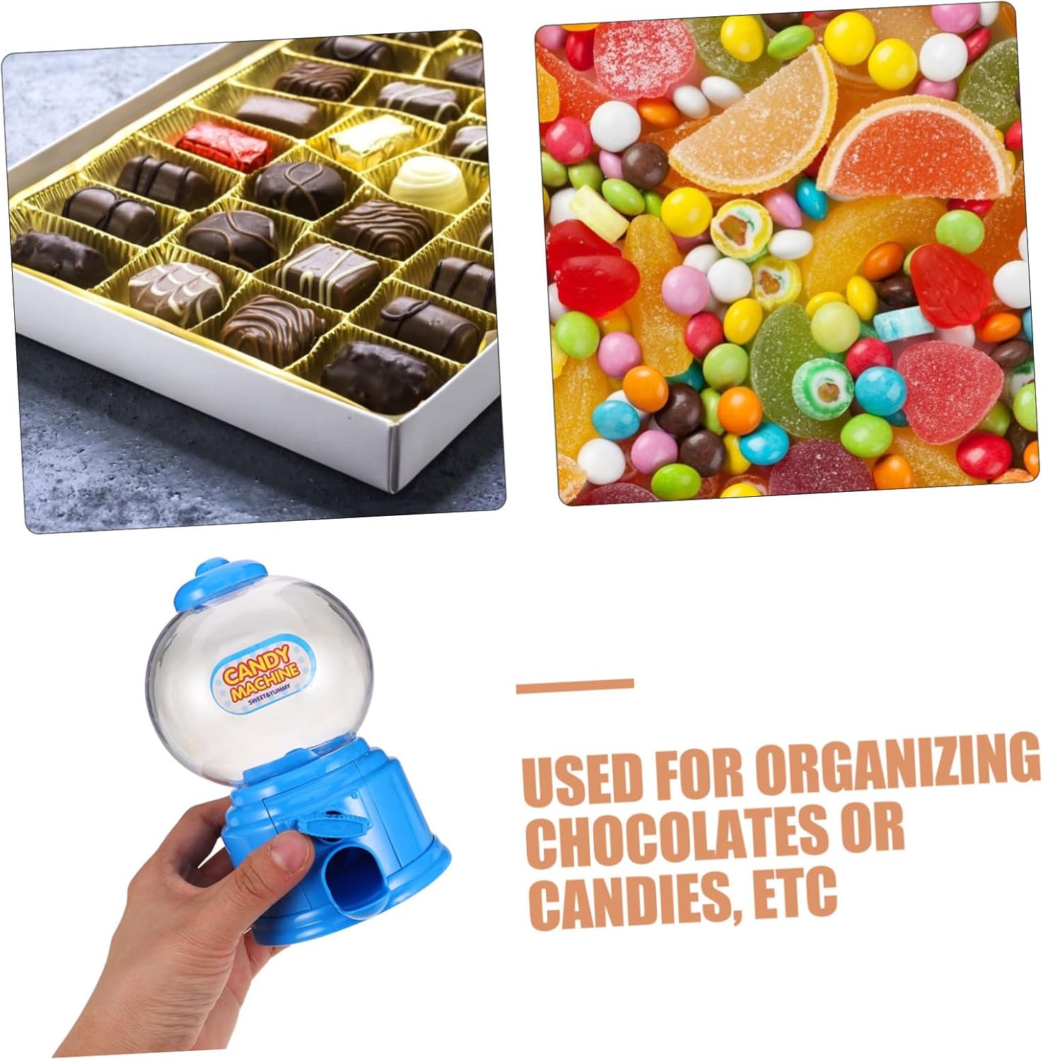 3pcs Mini Sweet Treat Vending Machine for Kids and Parties