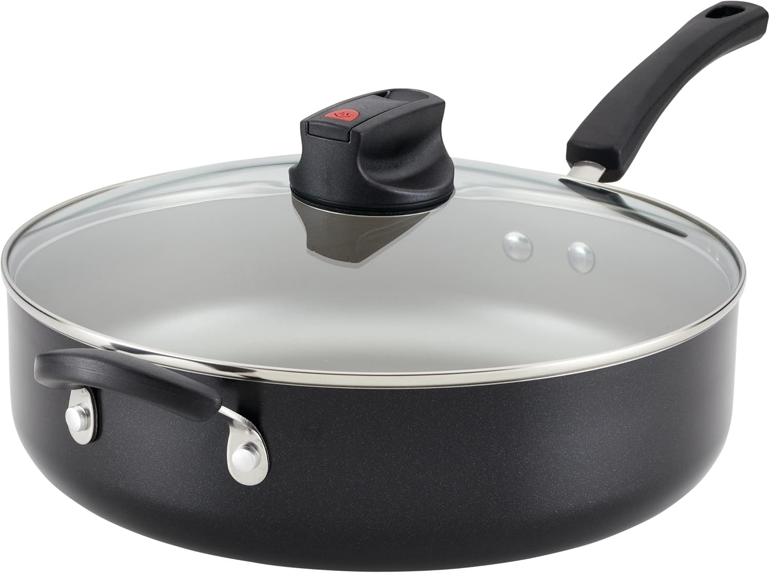 Farberware Smart Control Stockpot 6 Qt Black with Lid