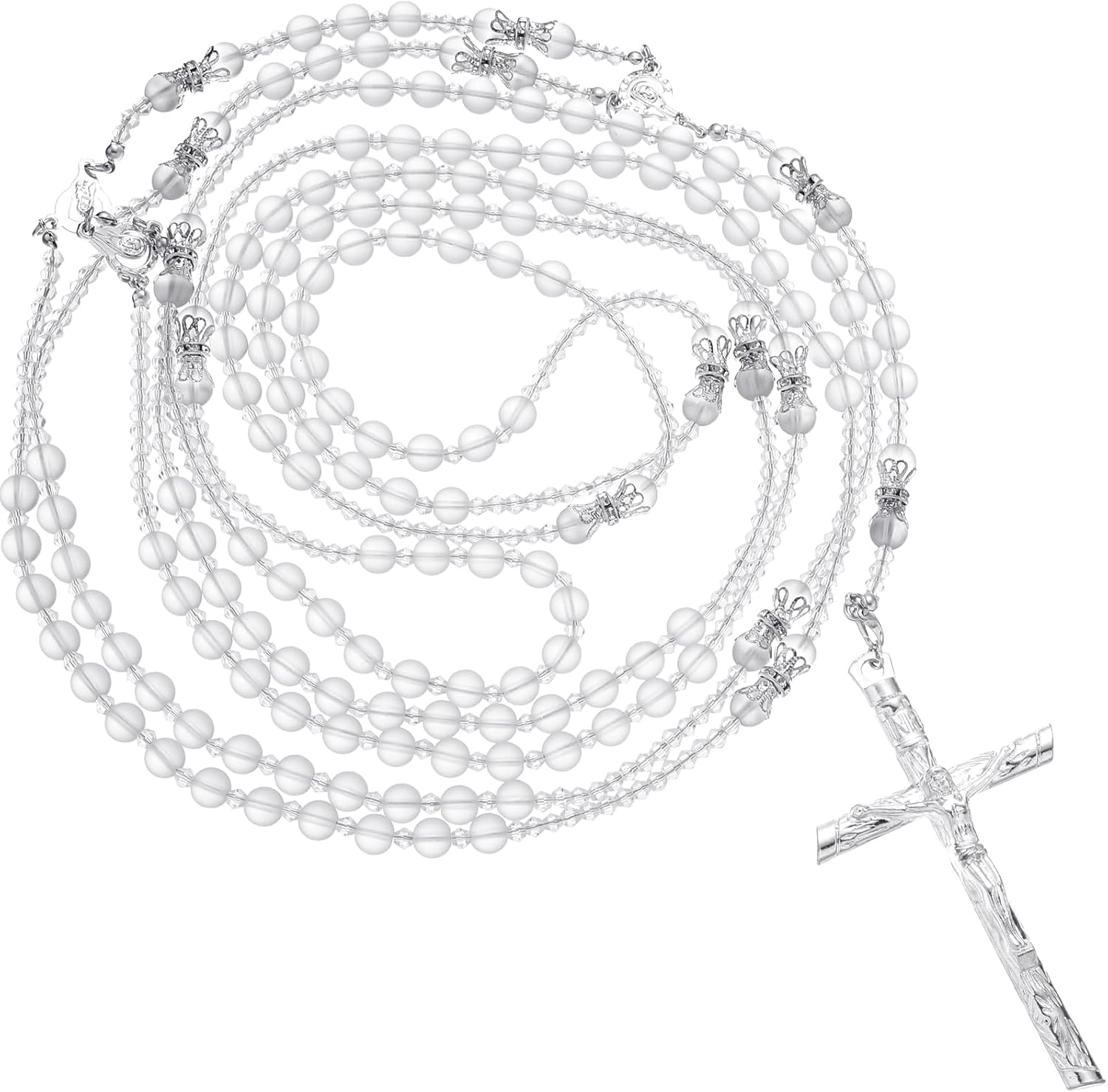 Nosiny Silver Wedding Lasso Handcrafted Cross