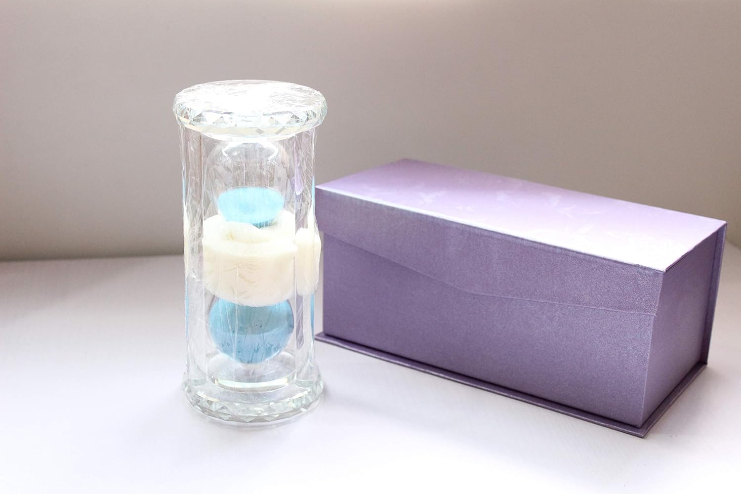 60 Minutes Hourglass Timer with Diamond Carving Design
