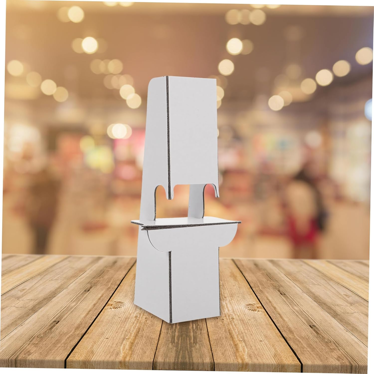 HOMSFOU 12pcs Cardboard Display Easel Stand for Art and Poster Boards
