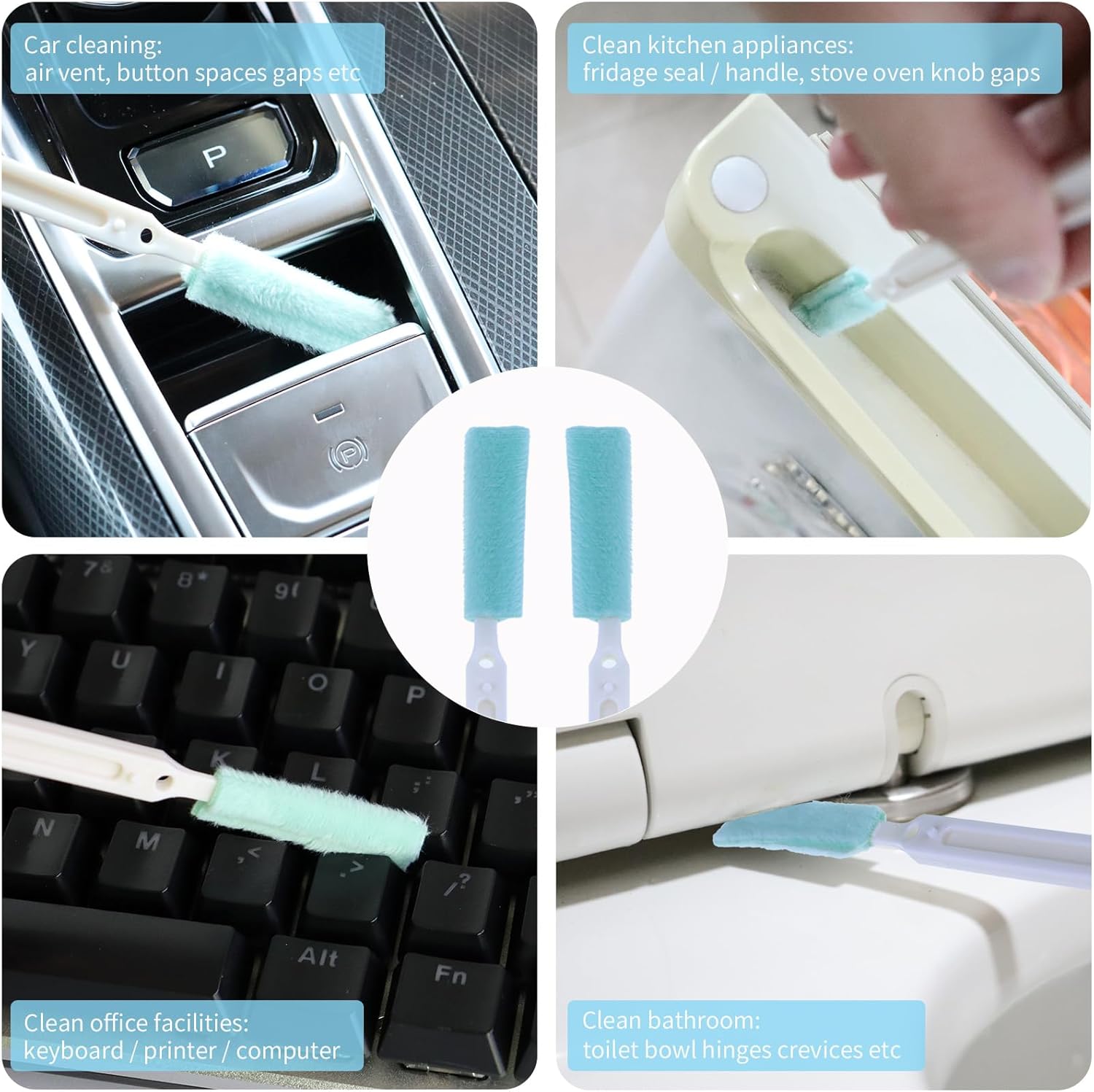 10 in 1 Multi-Use Cleaning Brush Set for Tight Spaces