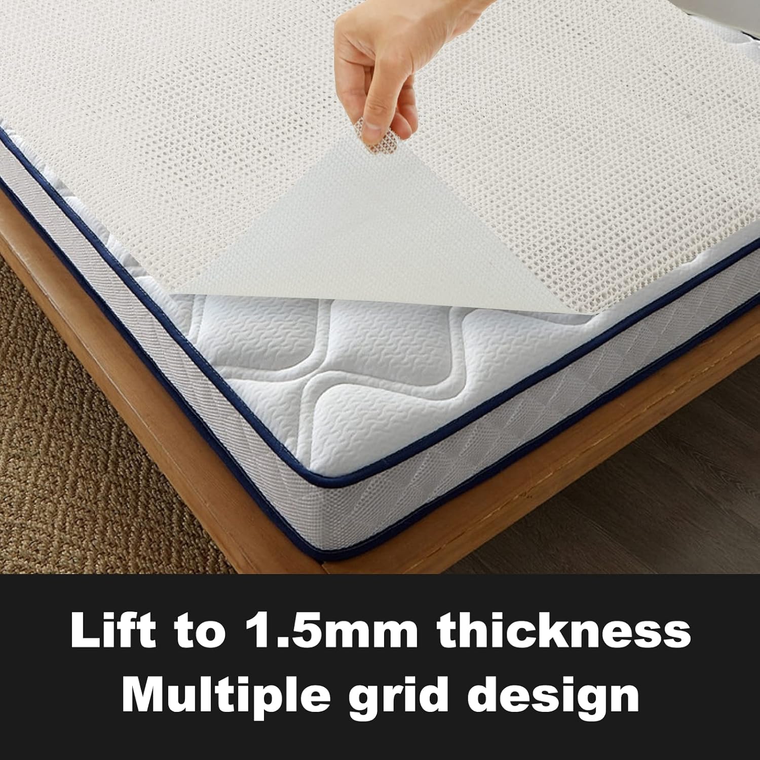 Foboull Mattress Slide Stopper Gripper Queen