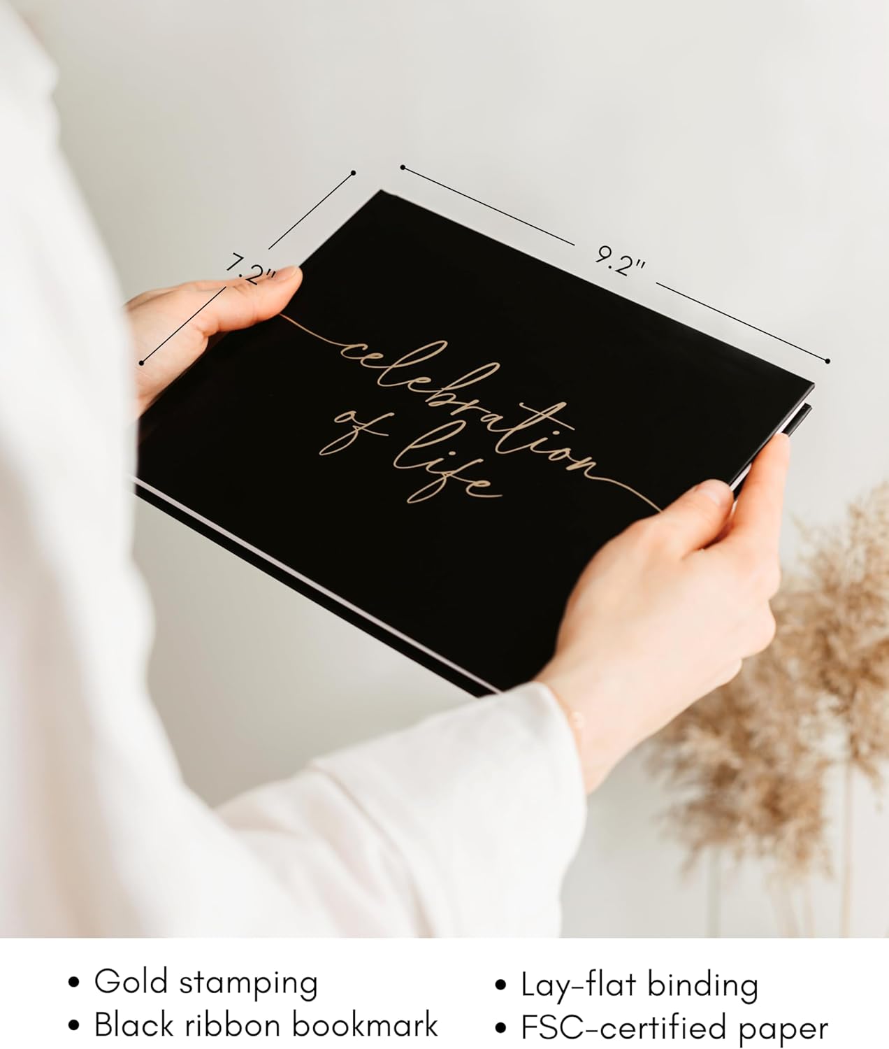 Lamare Funeral Guest Book for Memorial Service