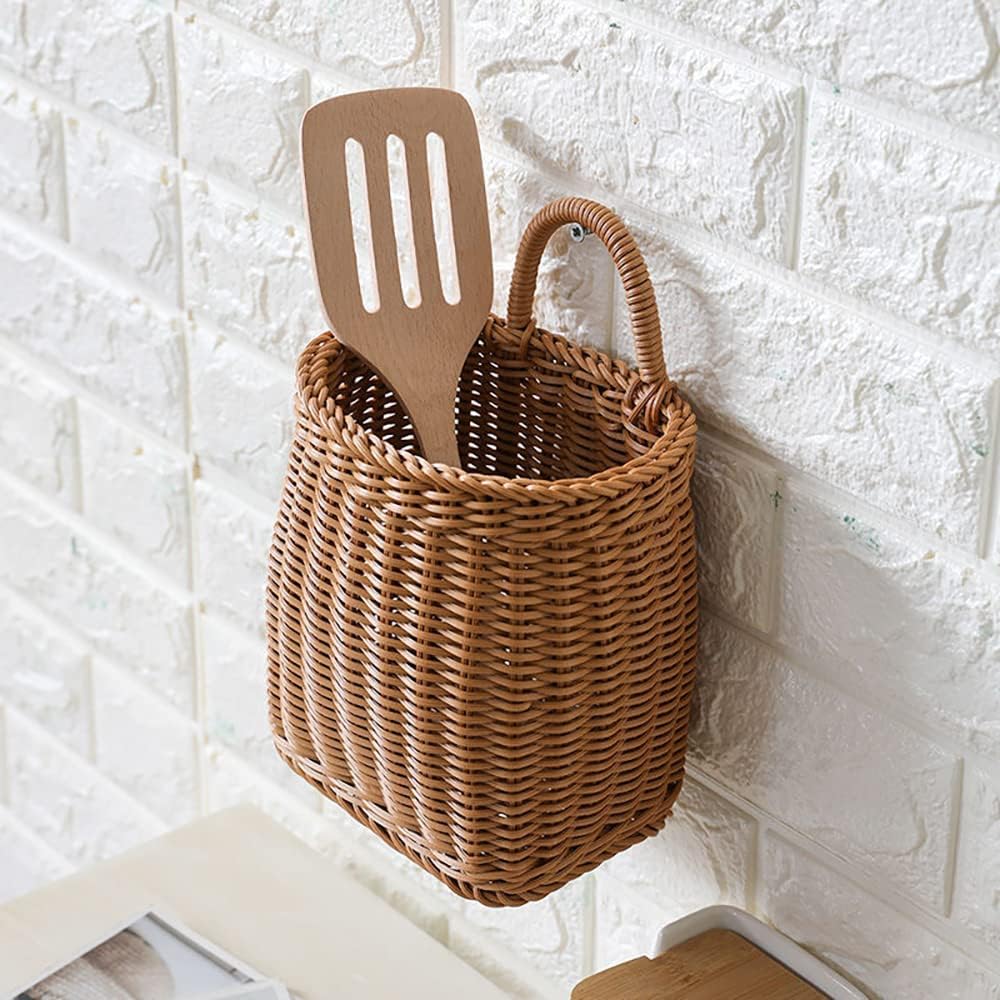 Hanging Woven Storage Basket Large