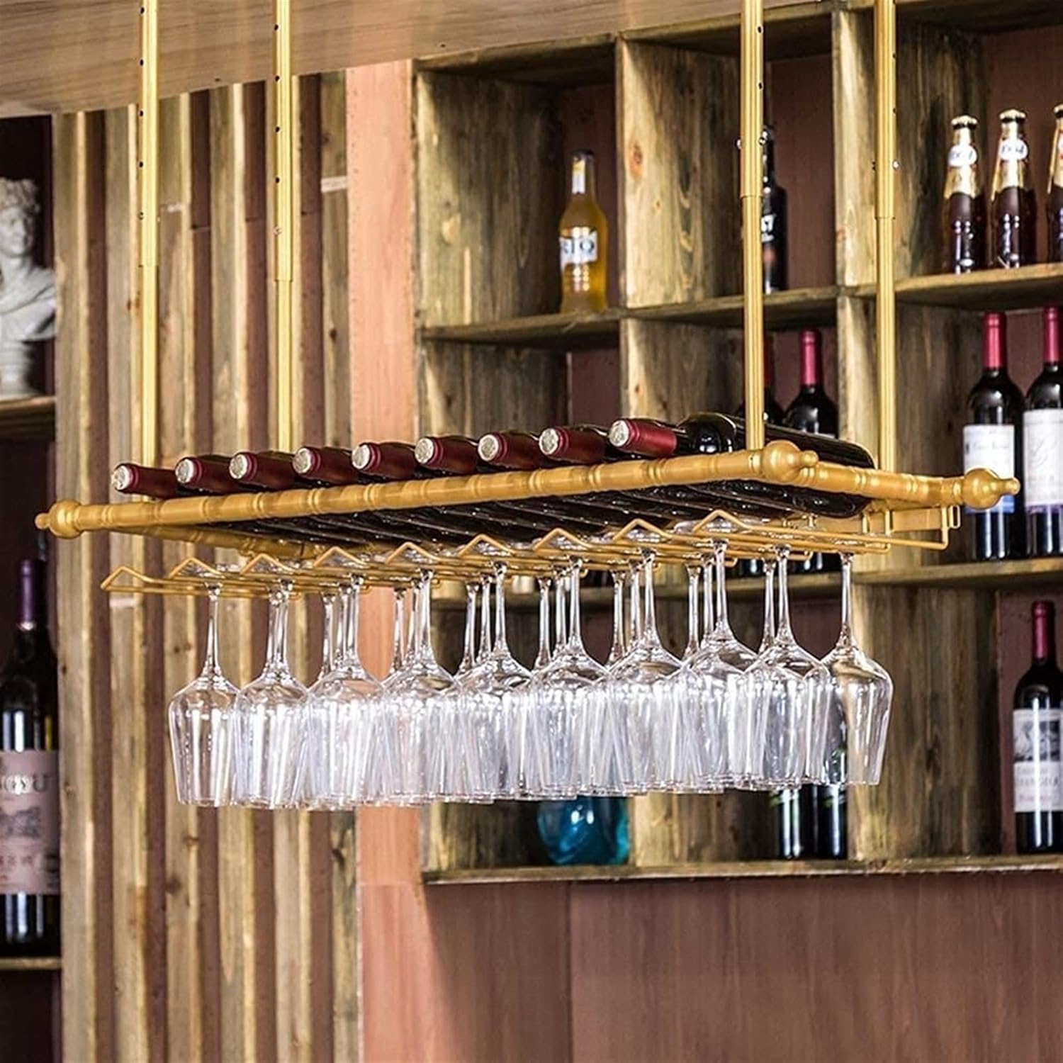 KOHARA Adjustable Wall Mounted Wine Rack