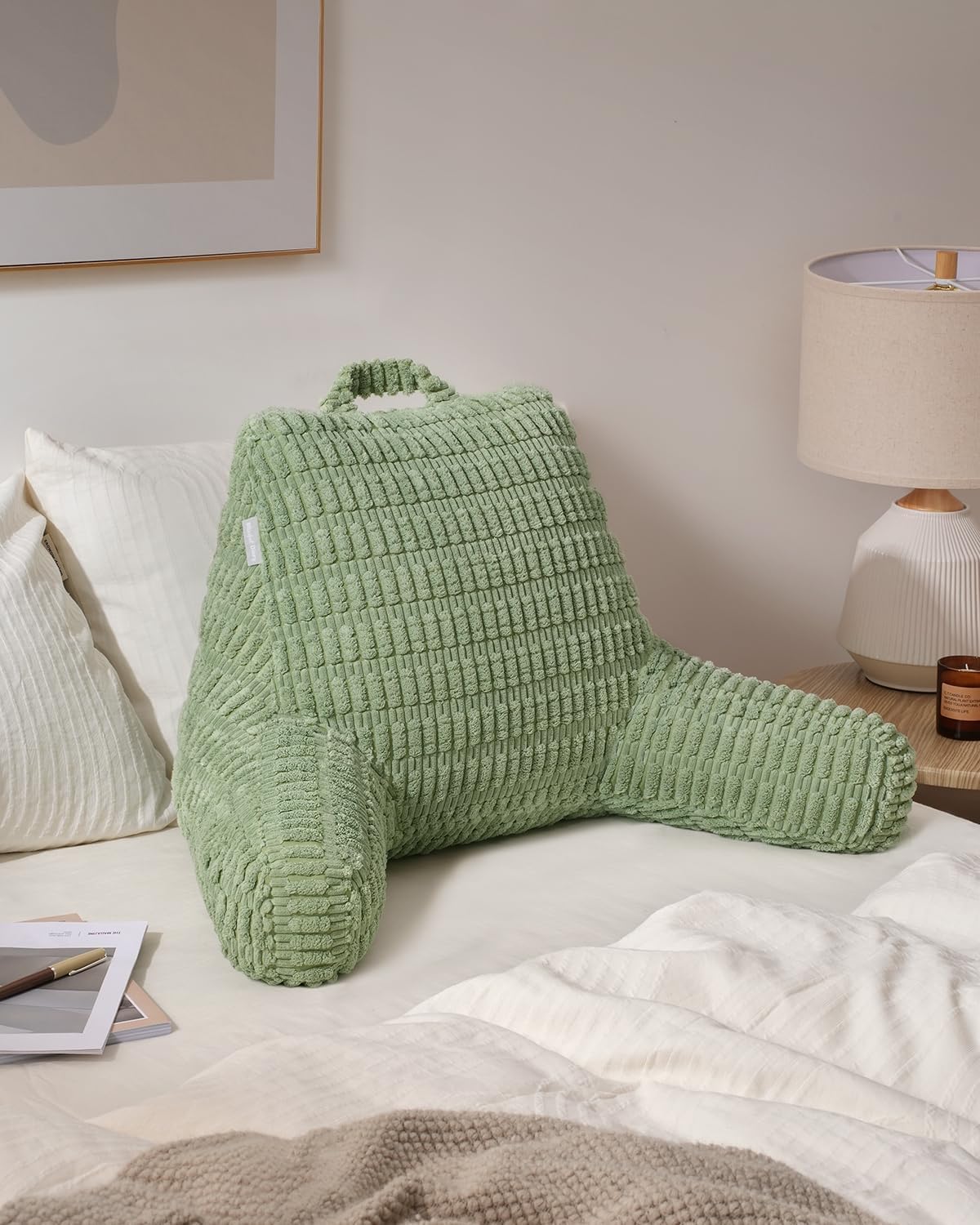 Blissful Diary Reading Pillow with Shredded Foam