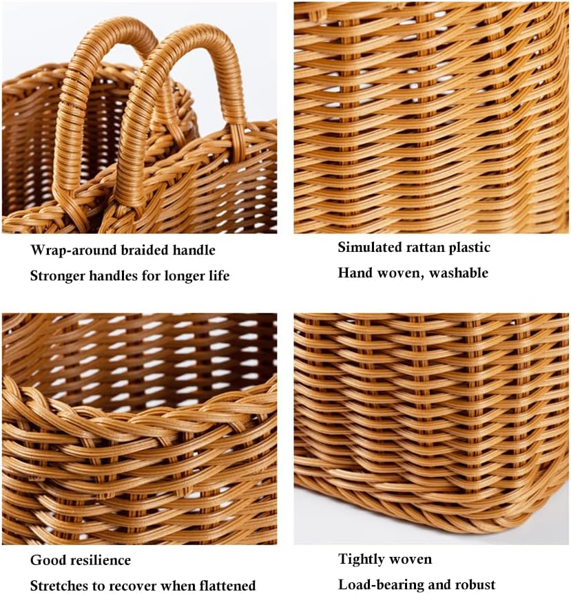 Hanging Woven Storage Basket Large