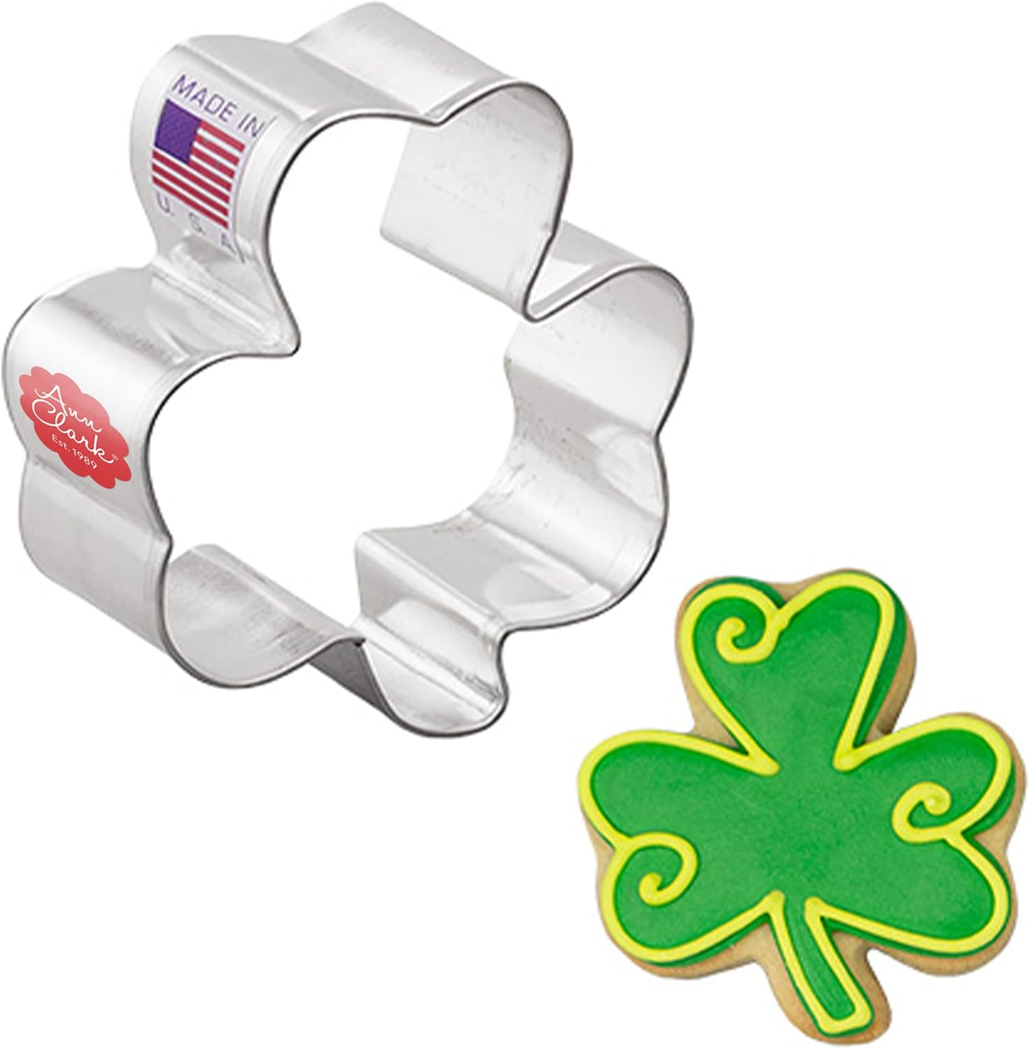 Shamrock Cookie Cutter 25 Inches Made in USA