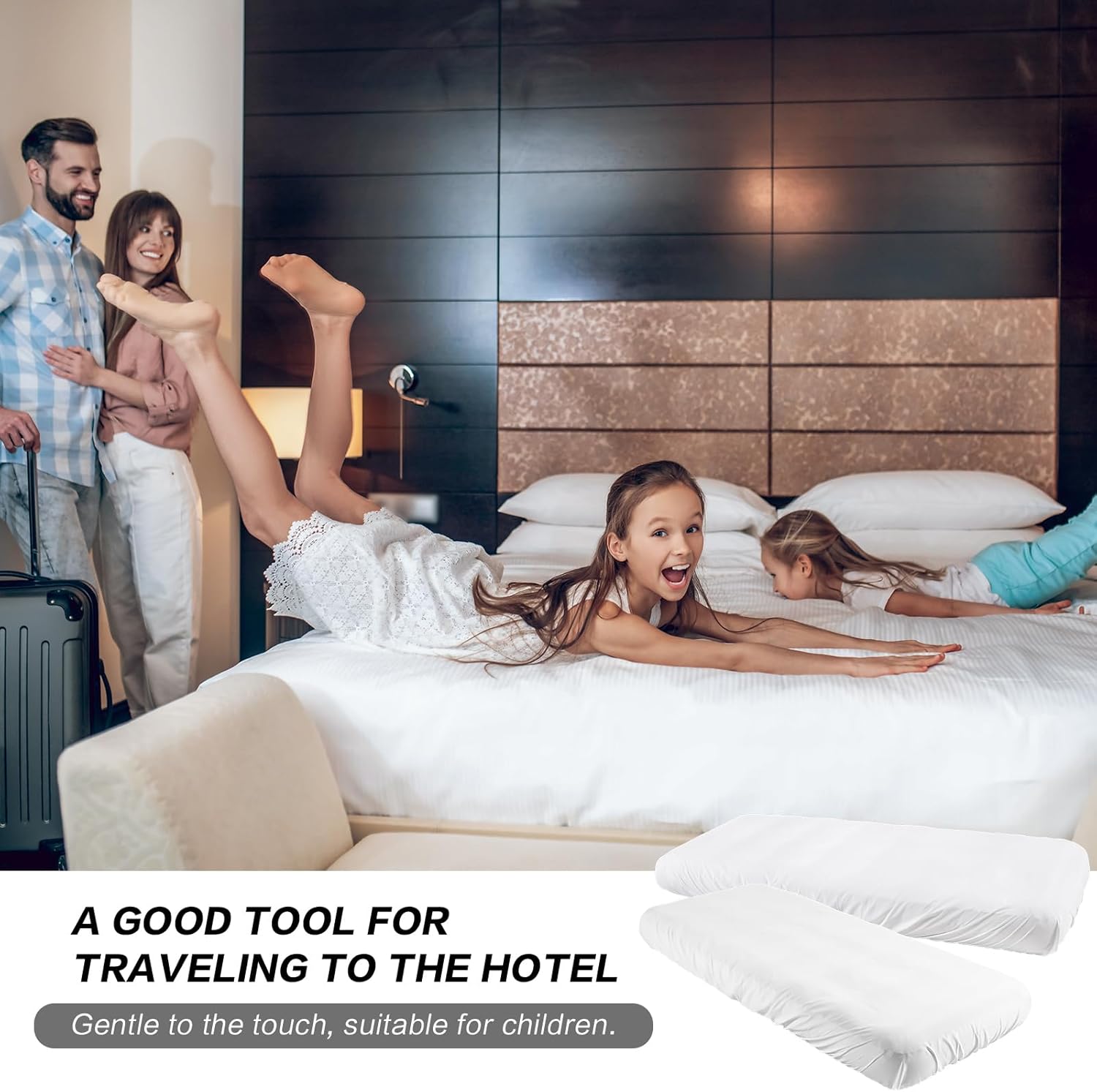 Breling Kids Air Mattress Fitted Sheet White 1 Pcs