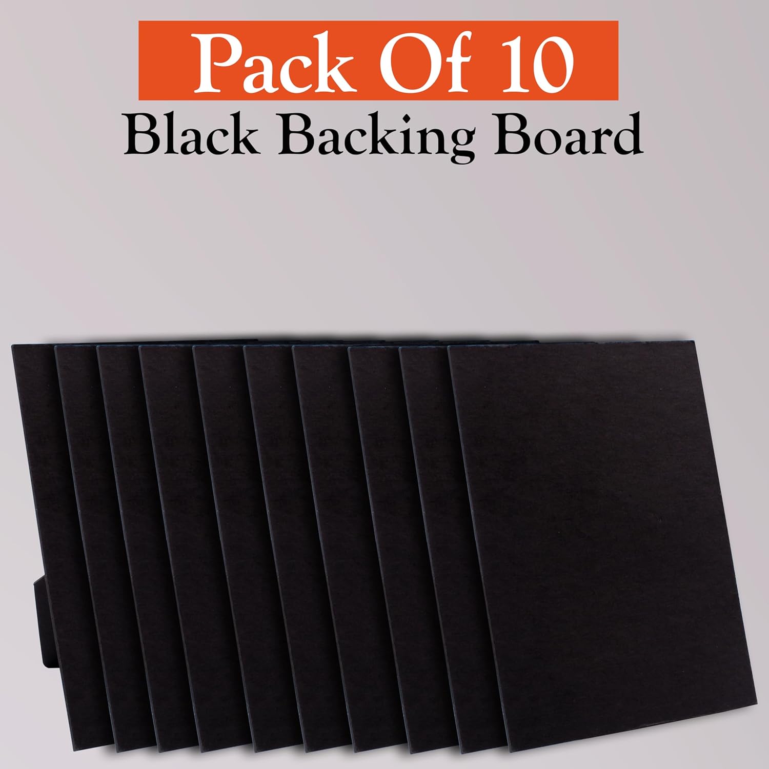 10 Pcs 11x14 inch Black Easel Back for Picture Frames