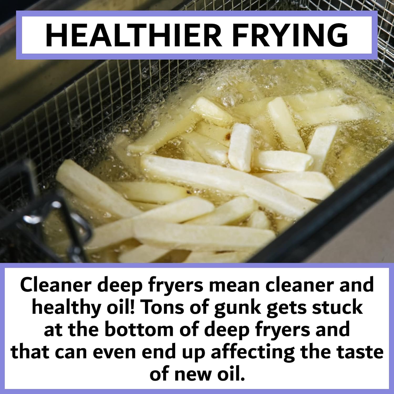 L-Shaped Deep Fryer Cleaning Brush 750F Heat Resistant