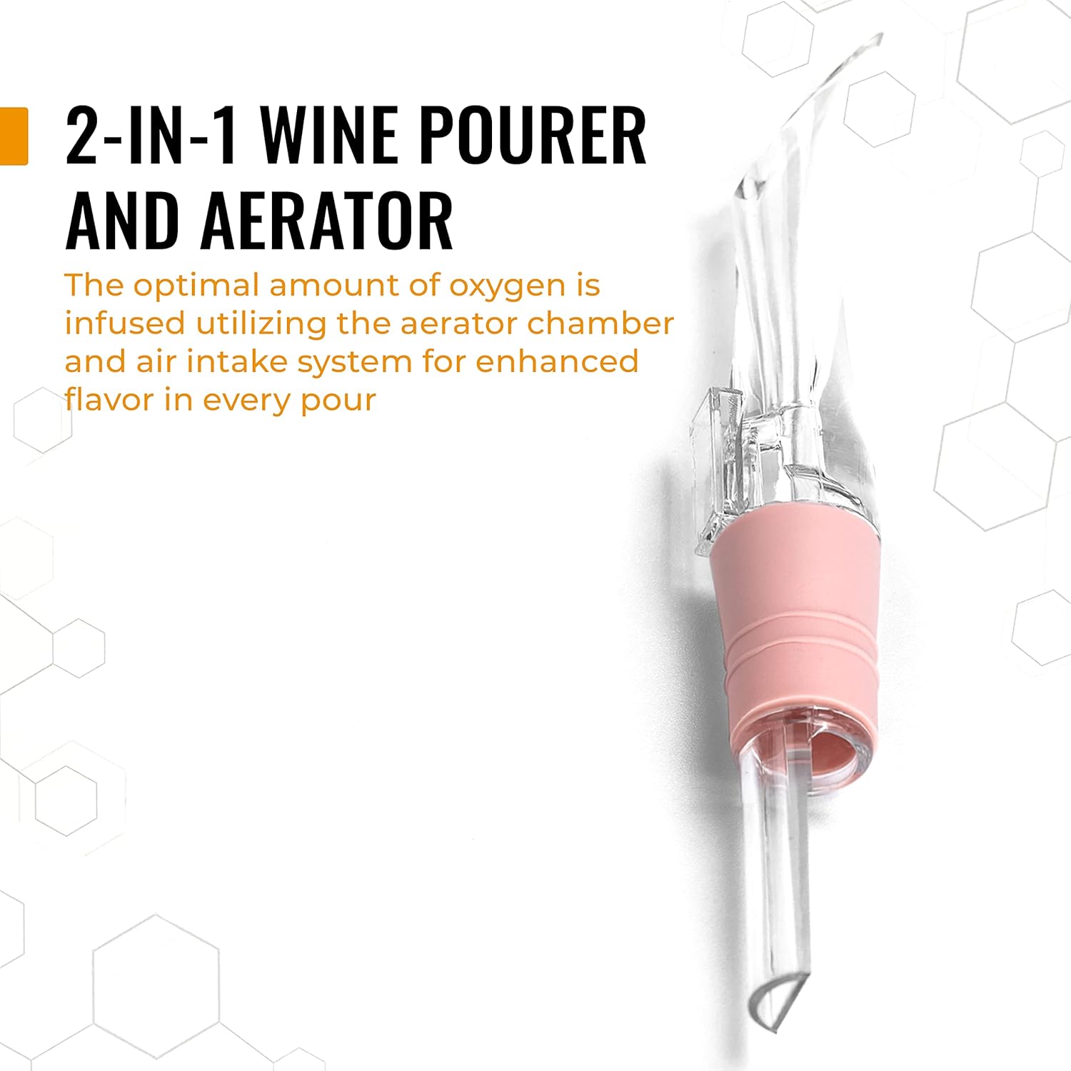 4-Piece Rose Gold Wine Opener Set