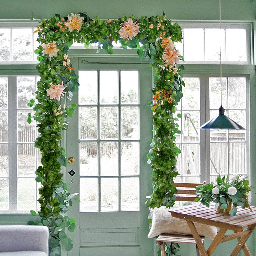 DearHouse 84 Feet Artificial Ivy Vine Hanging Garland
