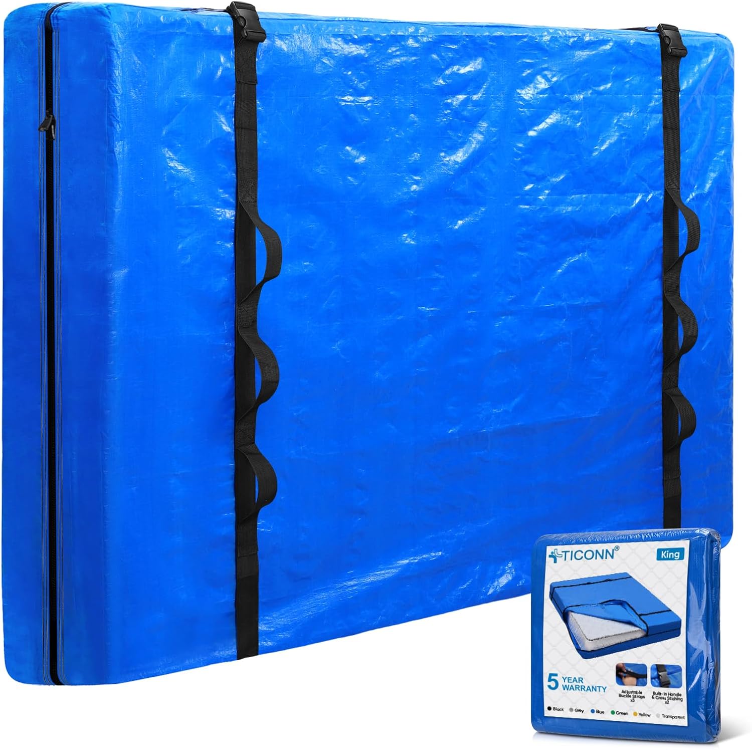 Ticonn Mattress Bags for Moving King Size