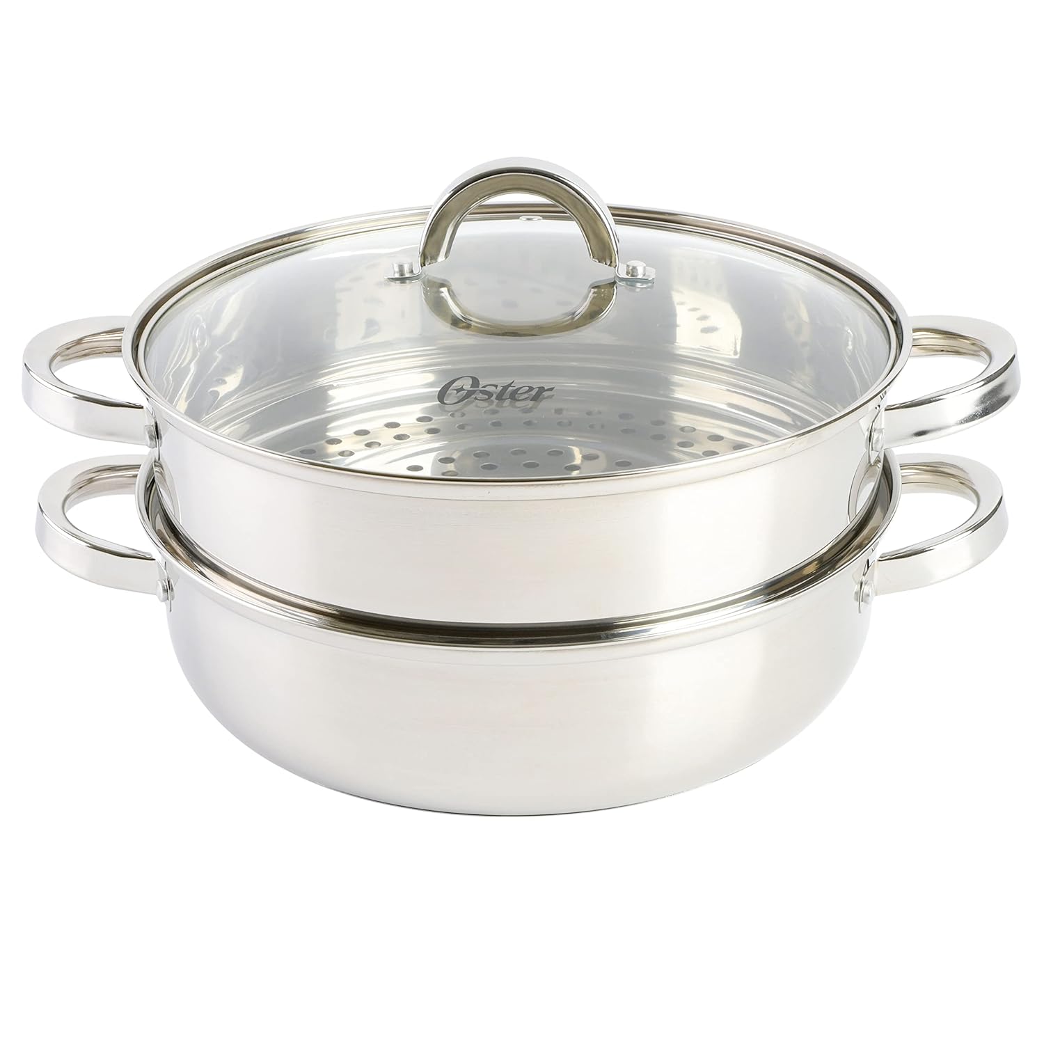 Oster Sangerfield 5-Quart Pasta Pot Set with Steamer and Lid
