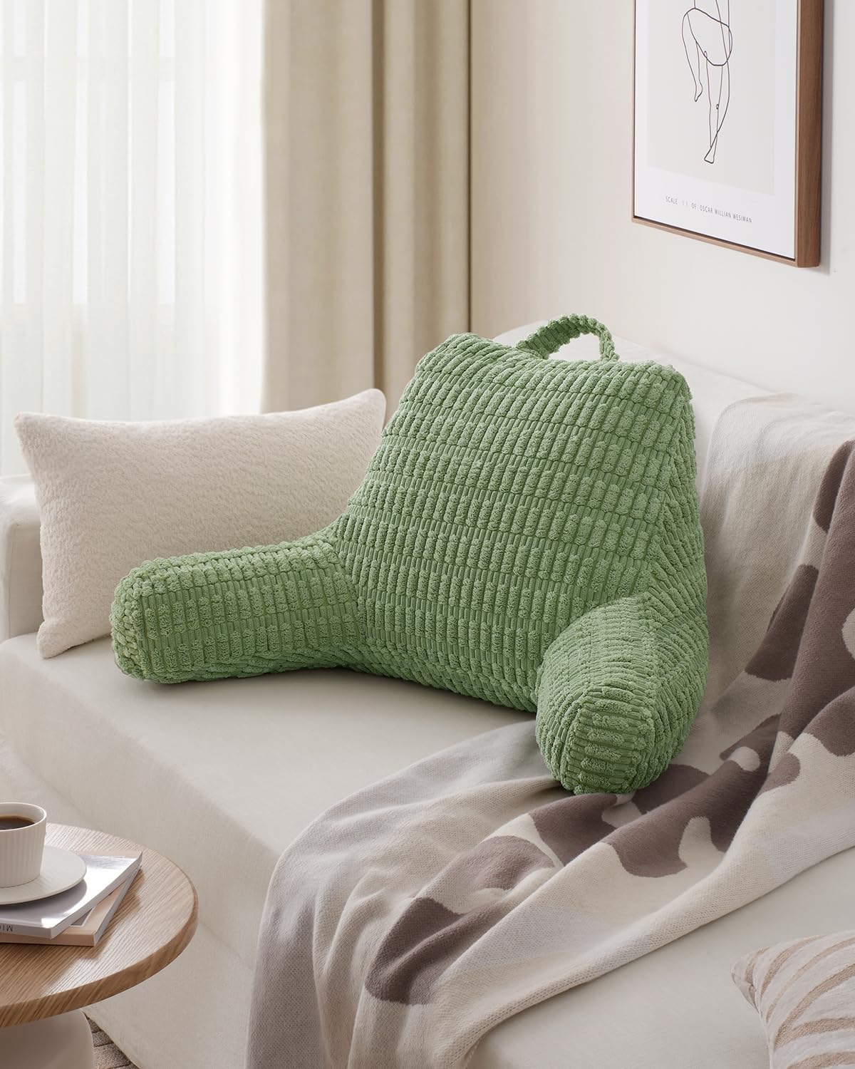 Blissful Diary Reading Pillow with Shredded Foam