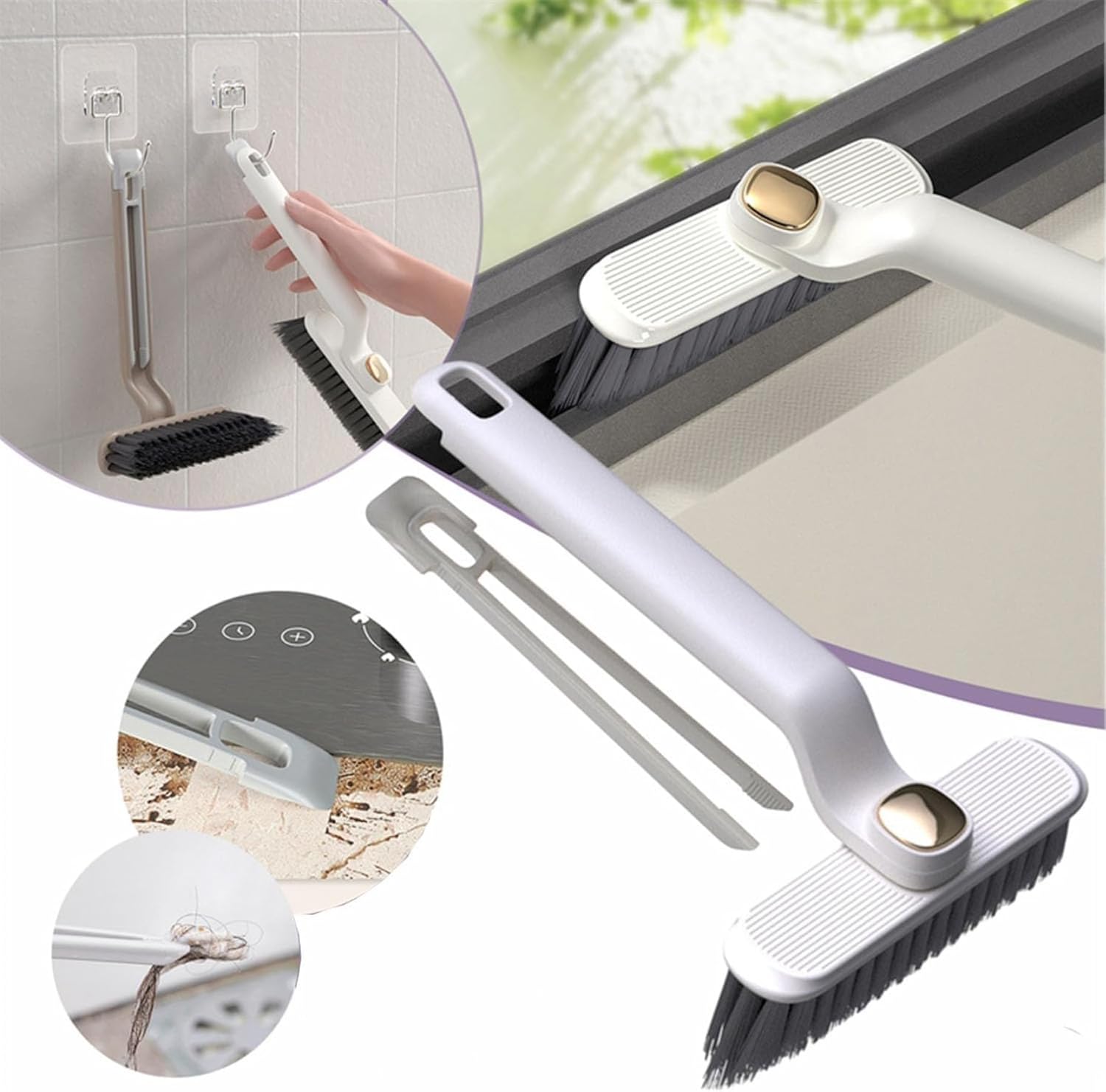 Hard Bristle Crevice Cleaning Brush 6pcs Set