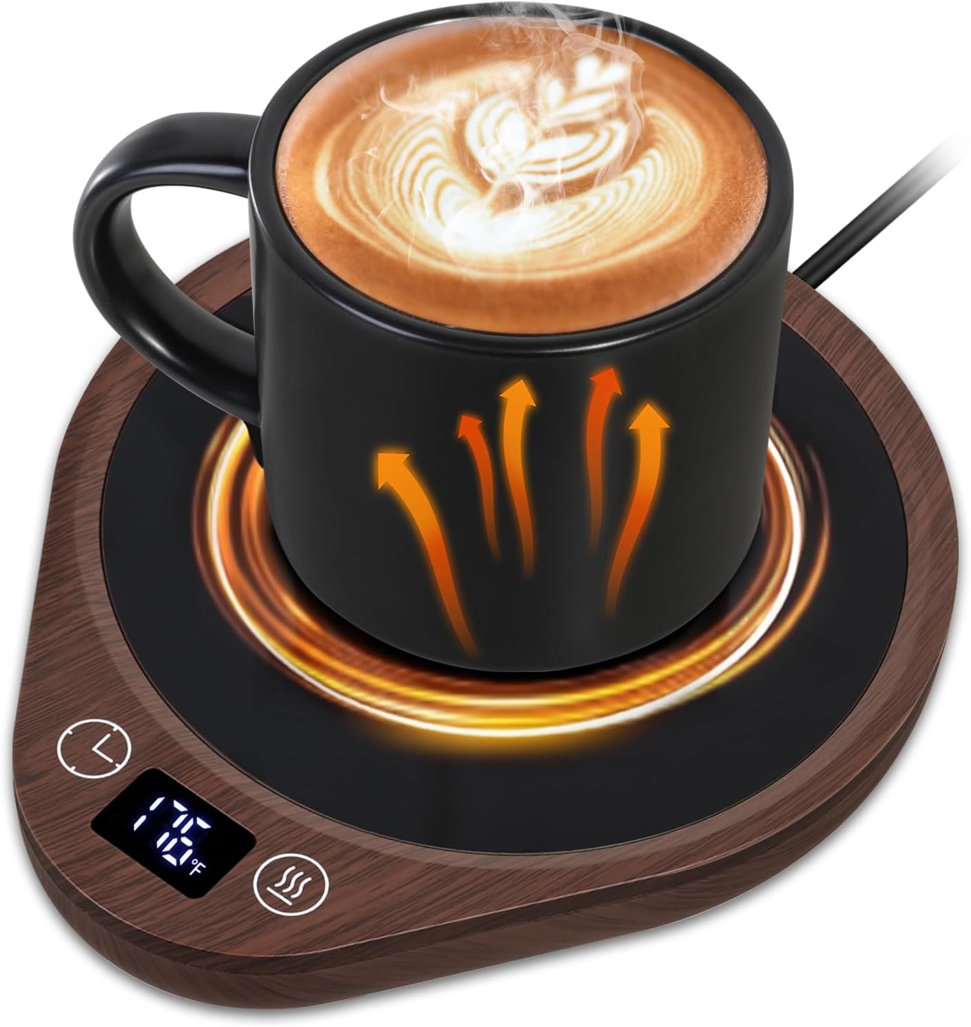 PUSEE Coffee Mug Warmer with 3 Temp Settings