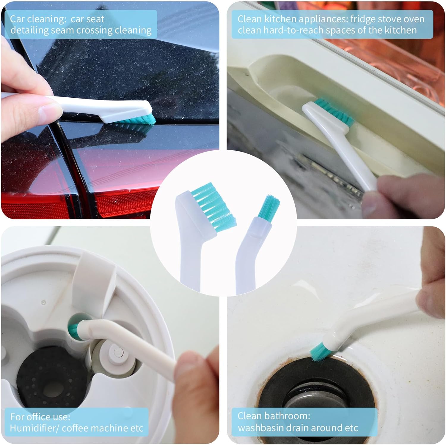 10 in 1 Multi-Use Cleaning Brush Set for Tight Spaces