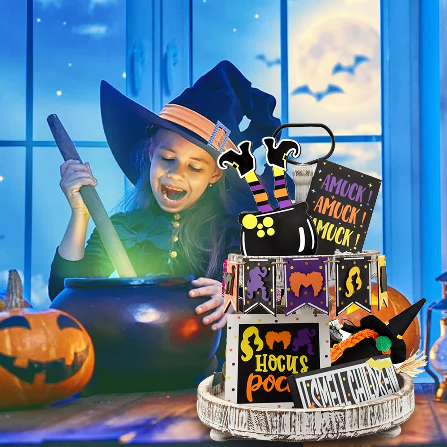 Hocus Pocus Decor Set for Halloween Party