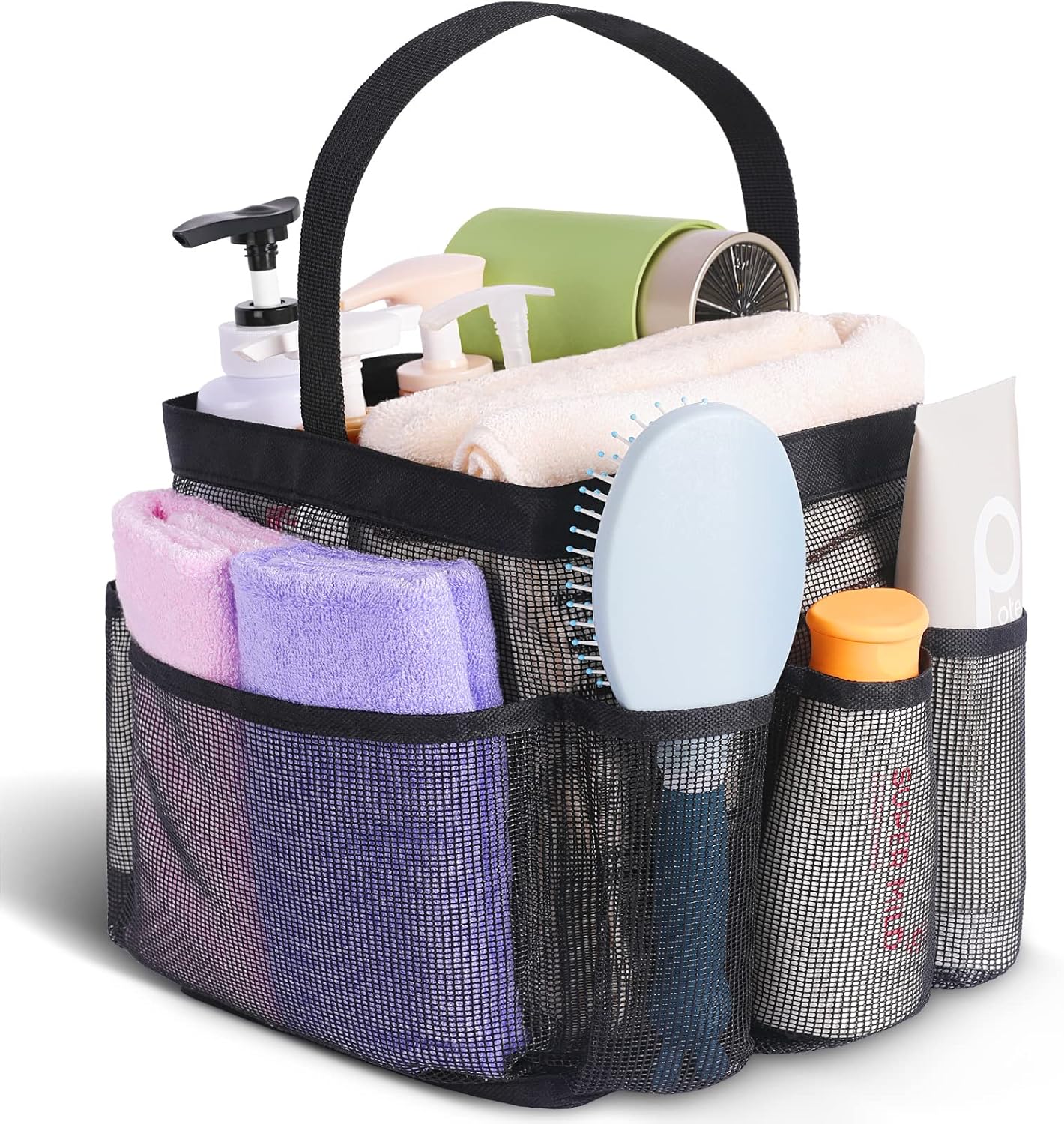 EUDELE Mesh Shower Caddy Portable 8 Pocket