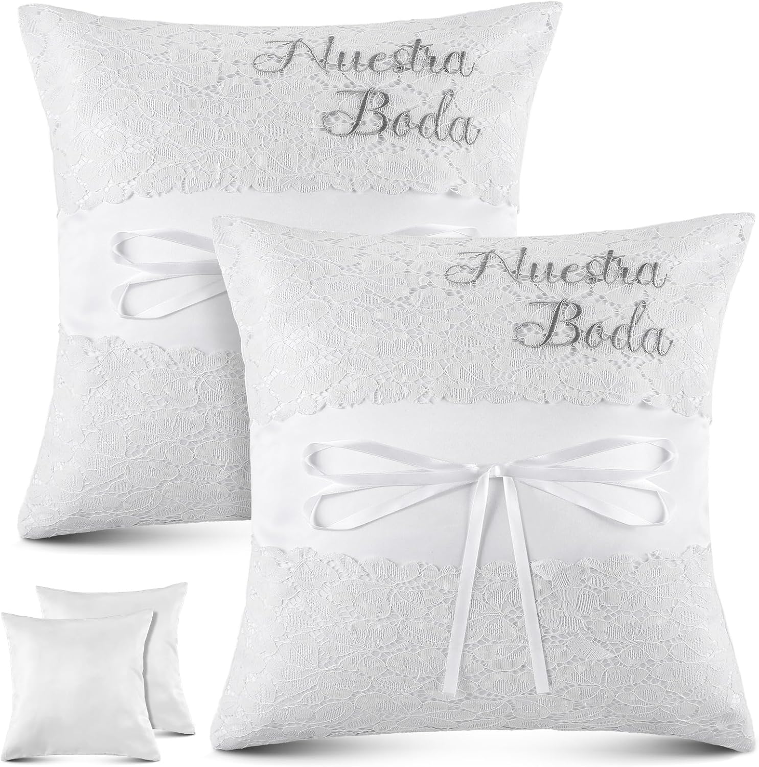 Mixweer 2pcs Wedding Kneeling Pillow Set