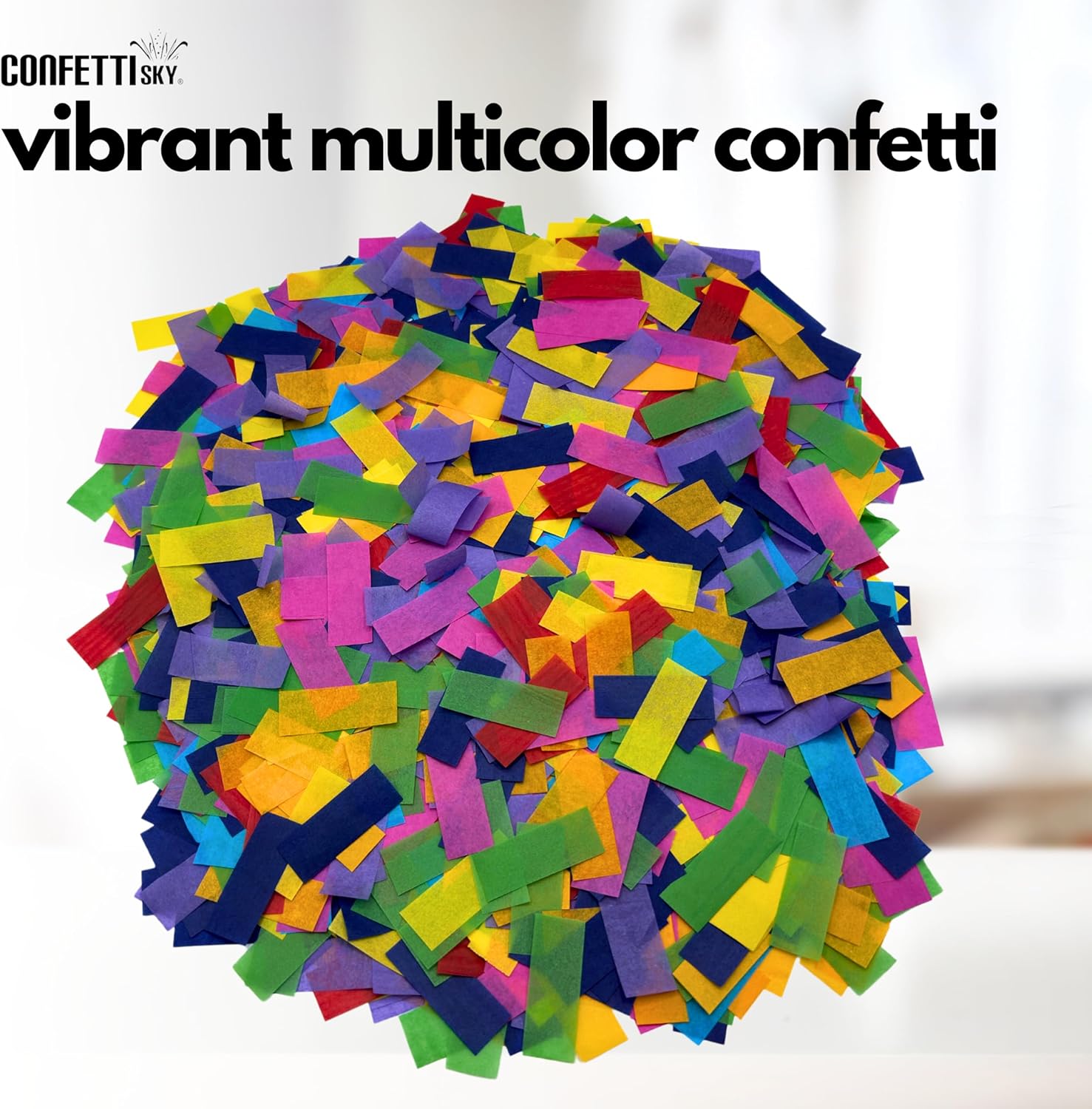 Confetti Sky 6 Pack 12 Inch Confetti Cannons