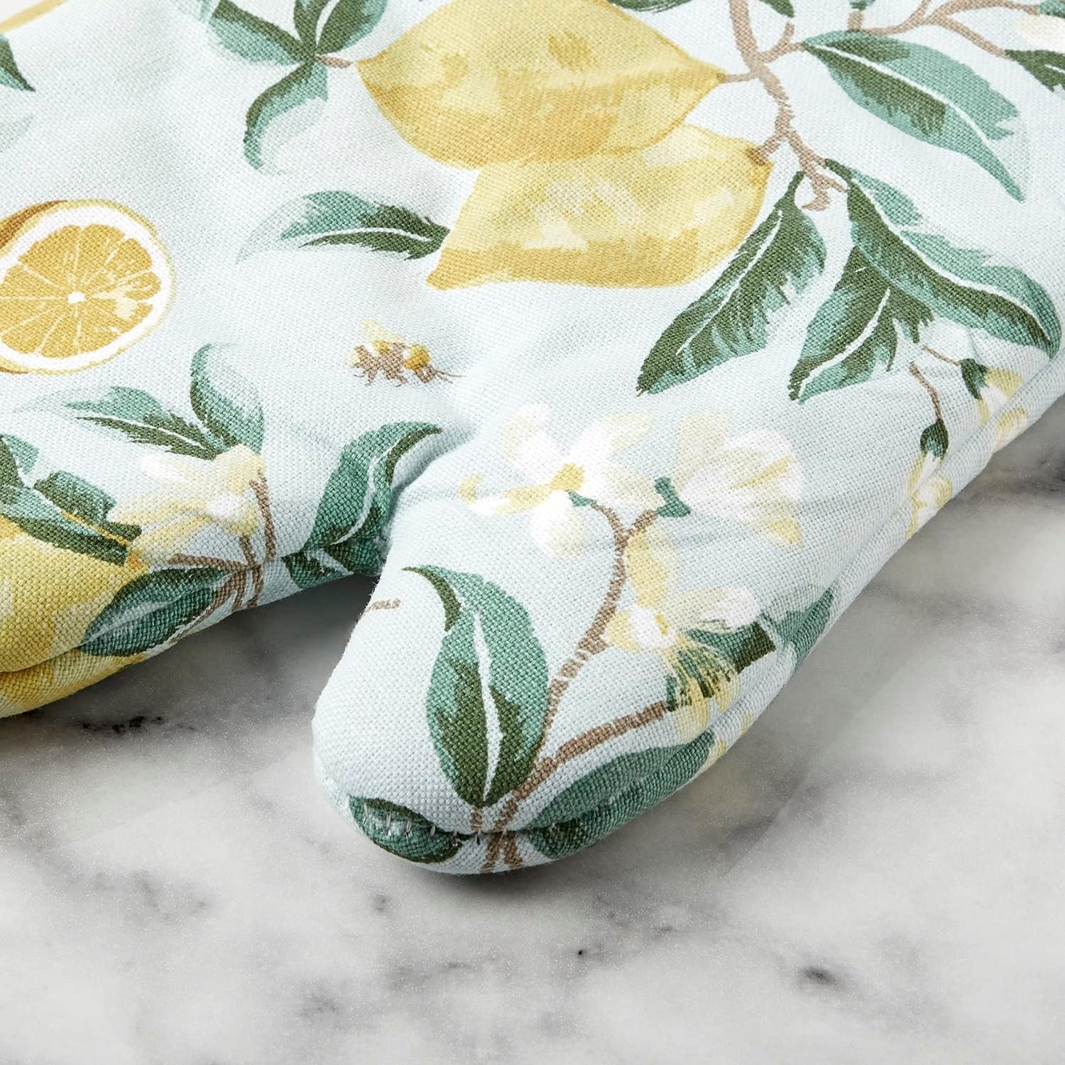 Martha Stewart Lemon Whimsy Oven Mitt 2 Pack Set