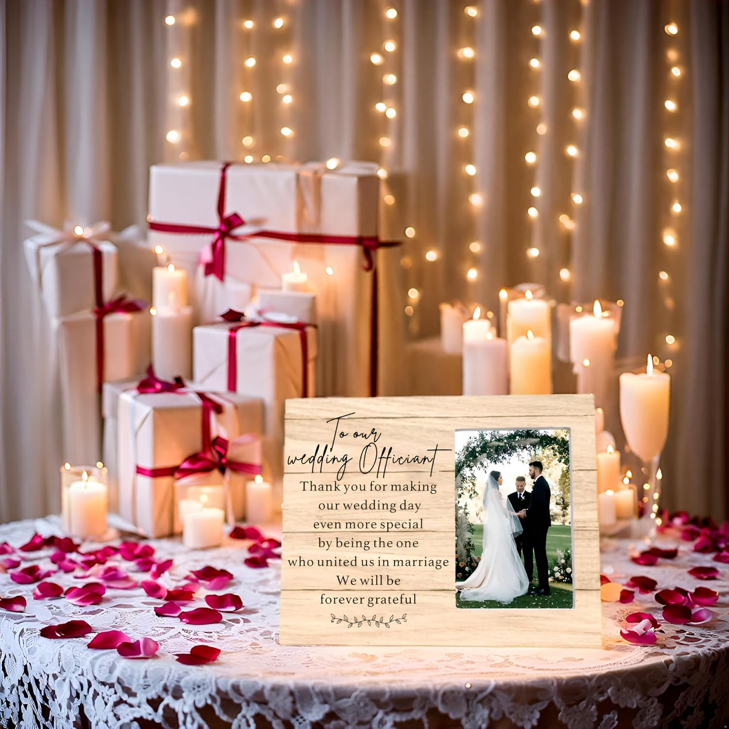 Wedding Officiant Frame - Thank You Gift for Special Day