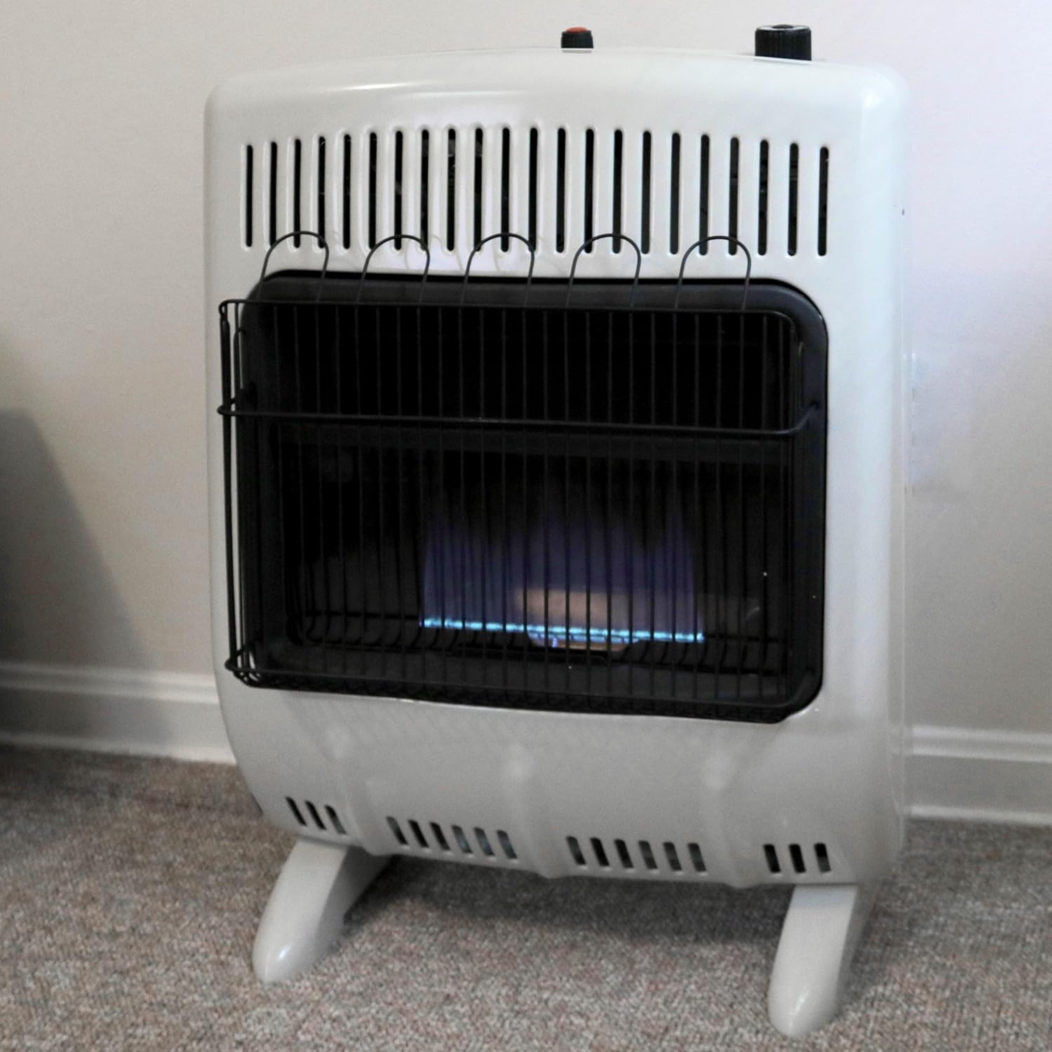 Mr Heater 20000 BTU Blue Flame Vent Free Propane Wall Heater - White