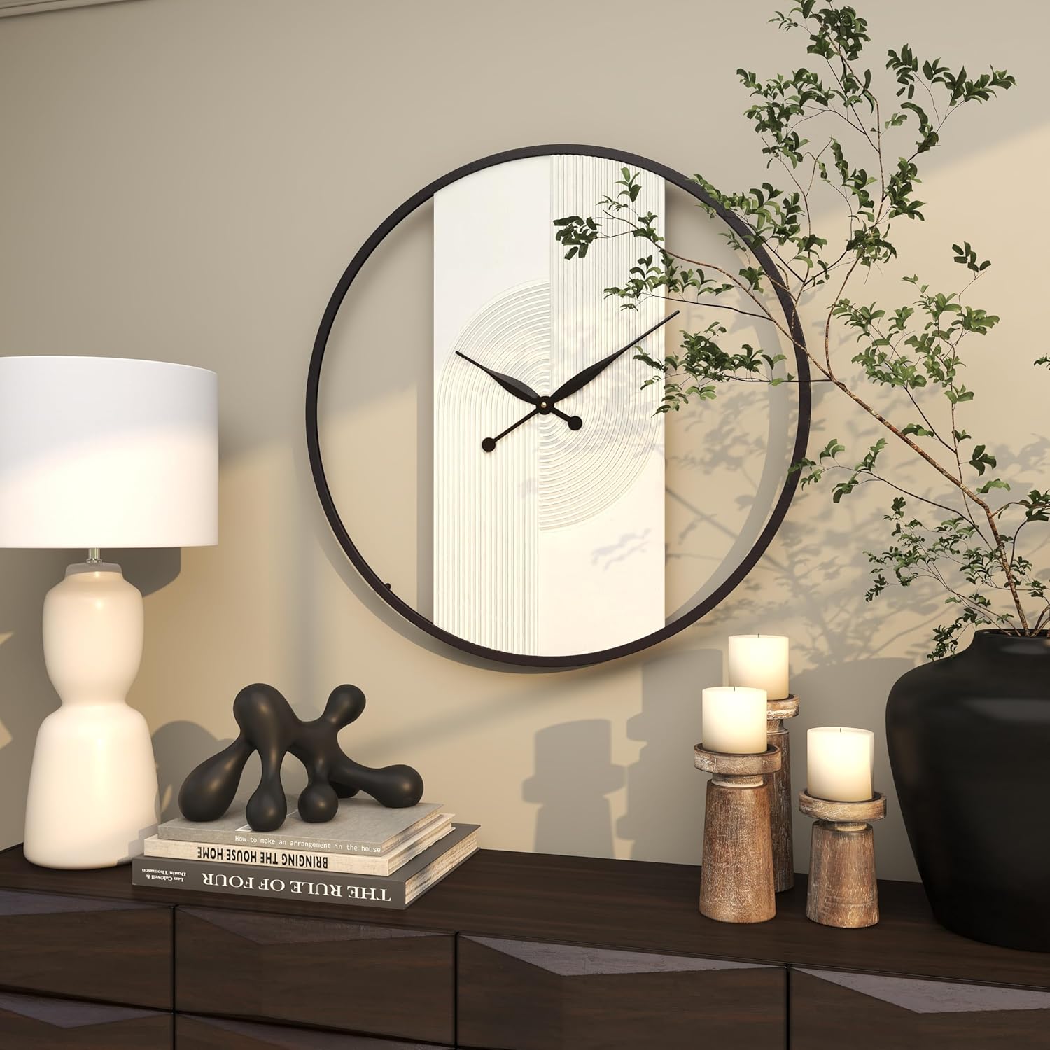 Novogratz Deco 79 Modern Geometric Wall Clock