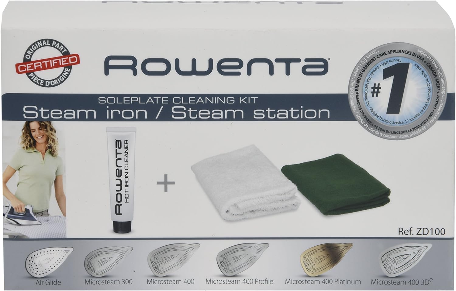 Rowenta Garment Steamer Cleaner Kit