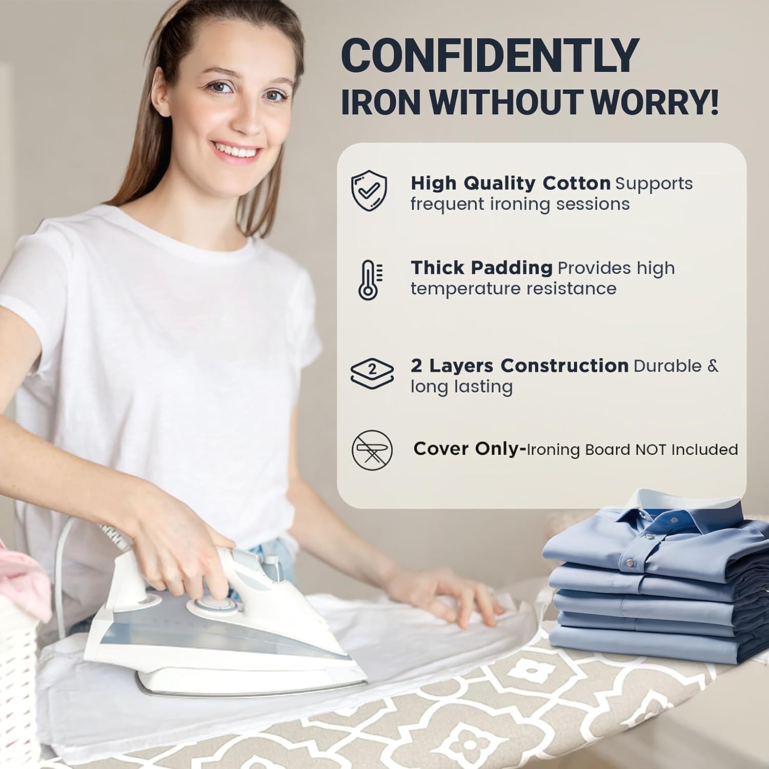 UniSimp Ironing Board Cover 15X54 Heavy Duty