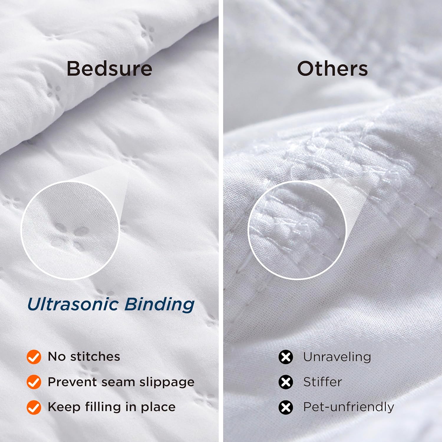 Bedsure King Quilt Set - Ultra Soft Comforter with 2 Pillow Shams