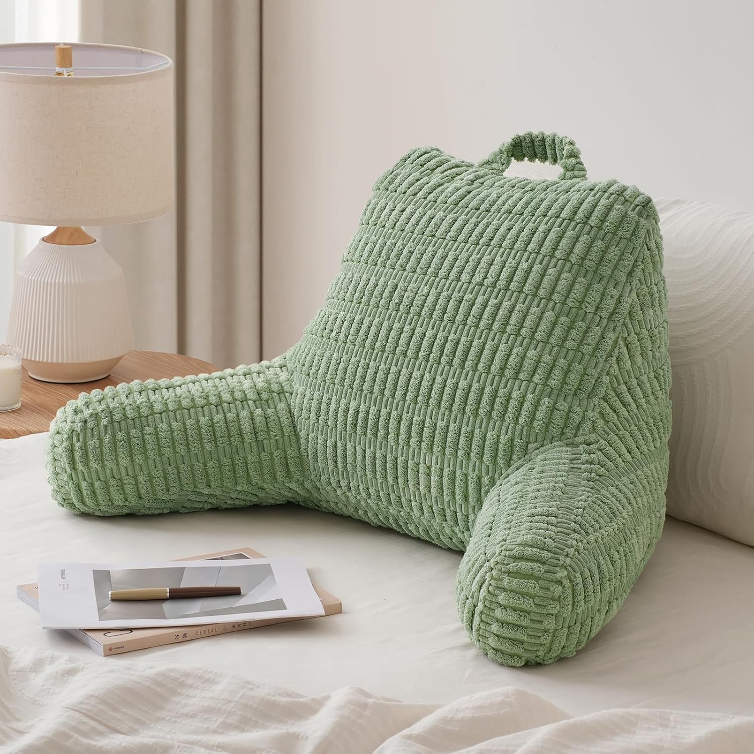 Blissful Diary Reading Pillow with Shredded Foam