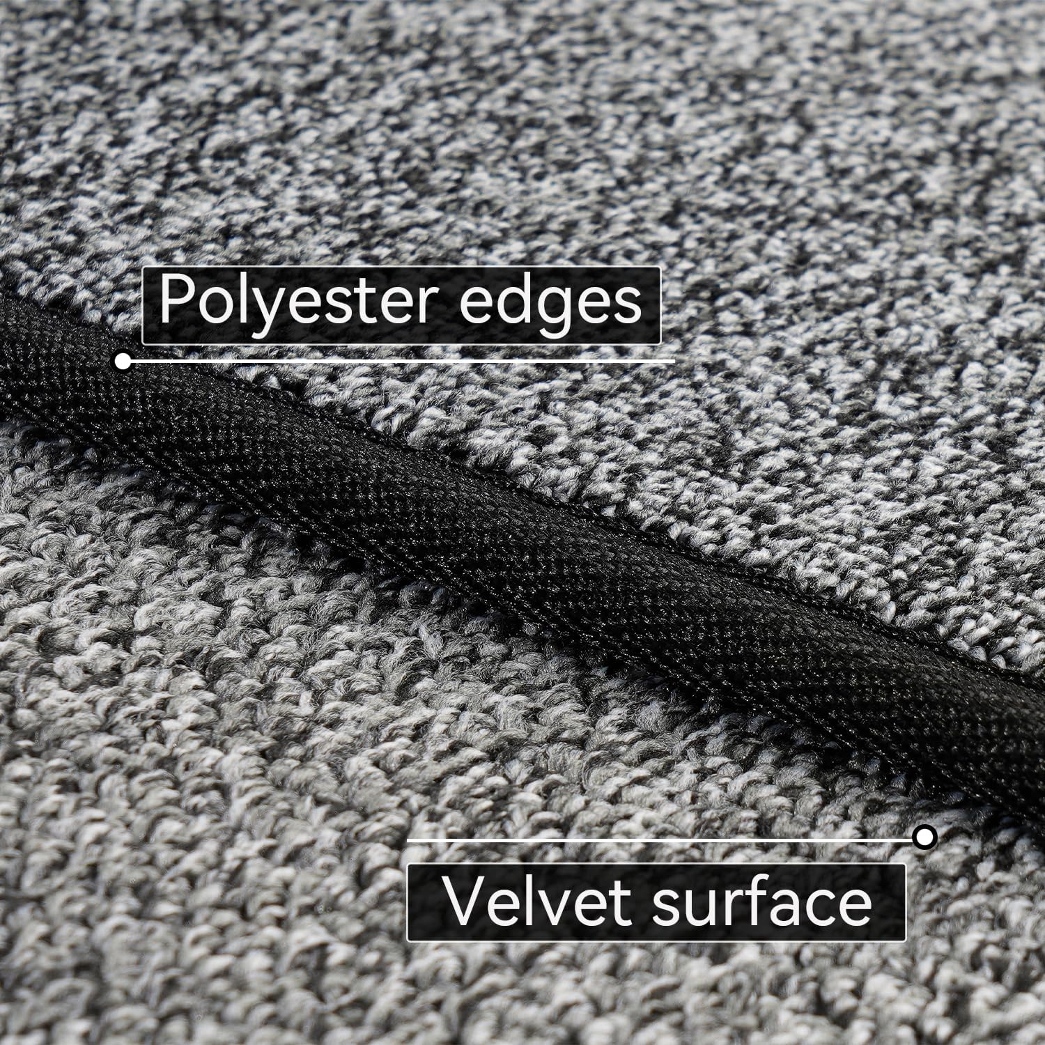 AREDO Runner Rug with Non Slip Backing 2x6 ft BLACK