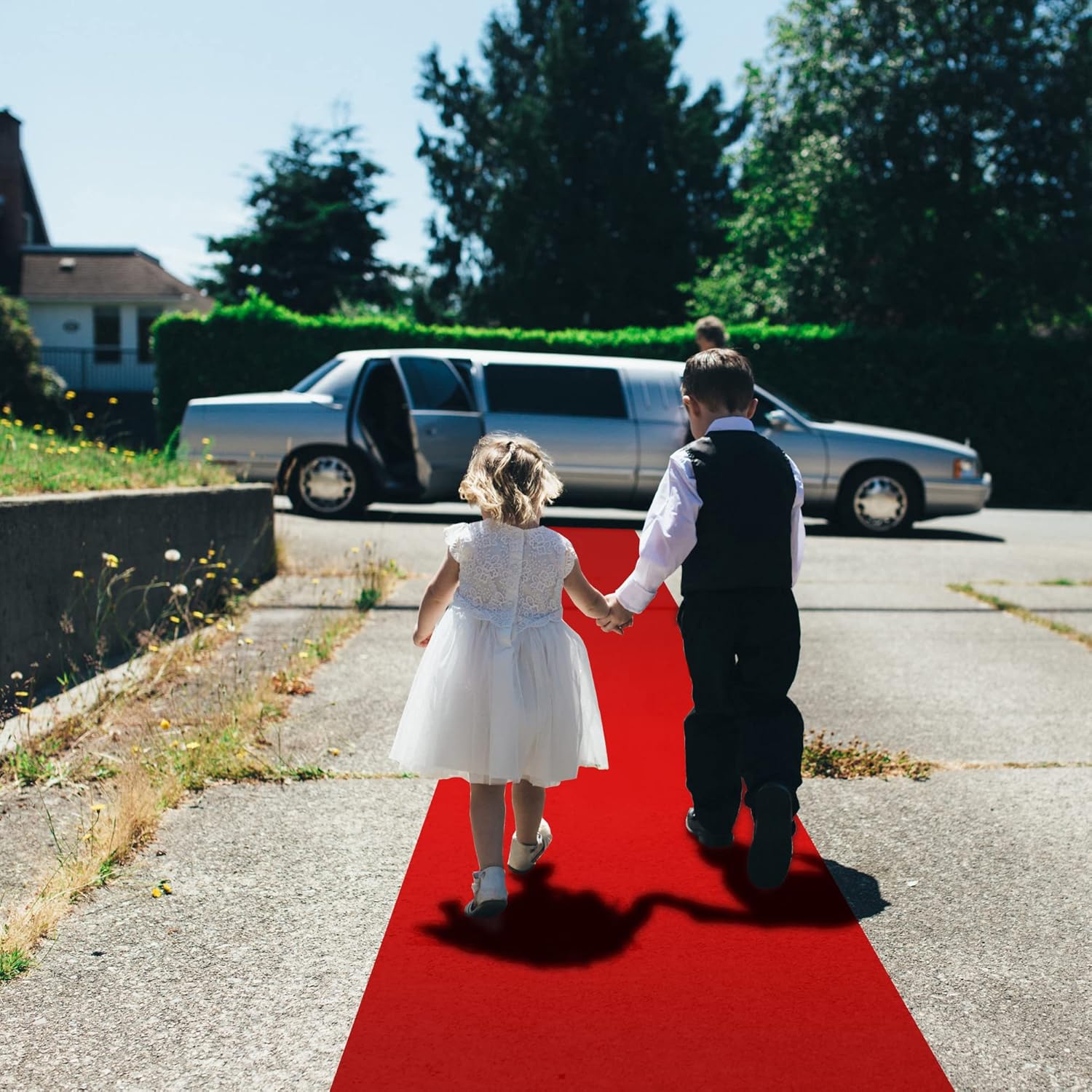 EZLucky Red Carpet Runner for Party 26X15 ft