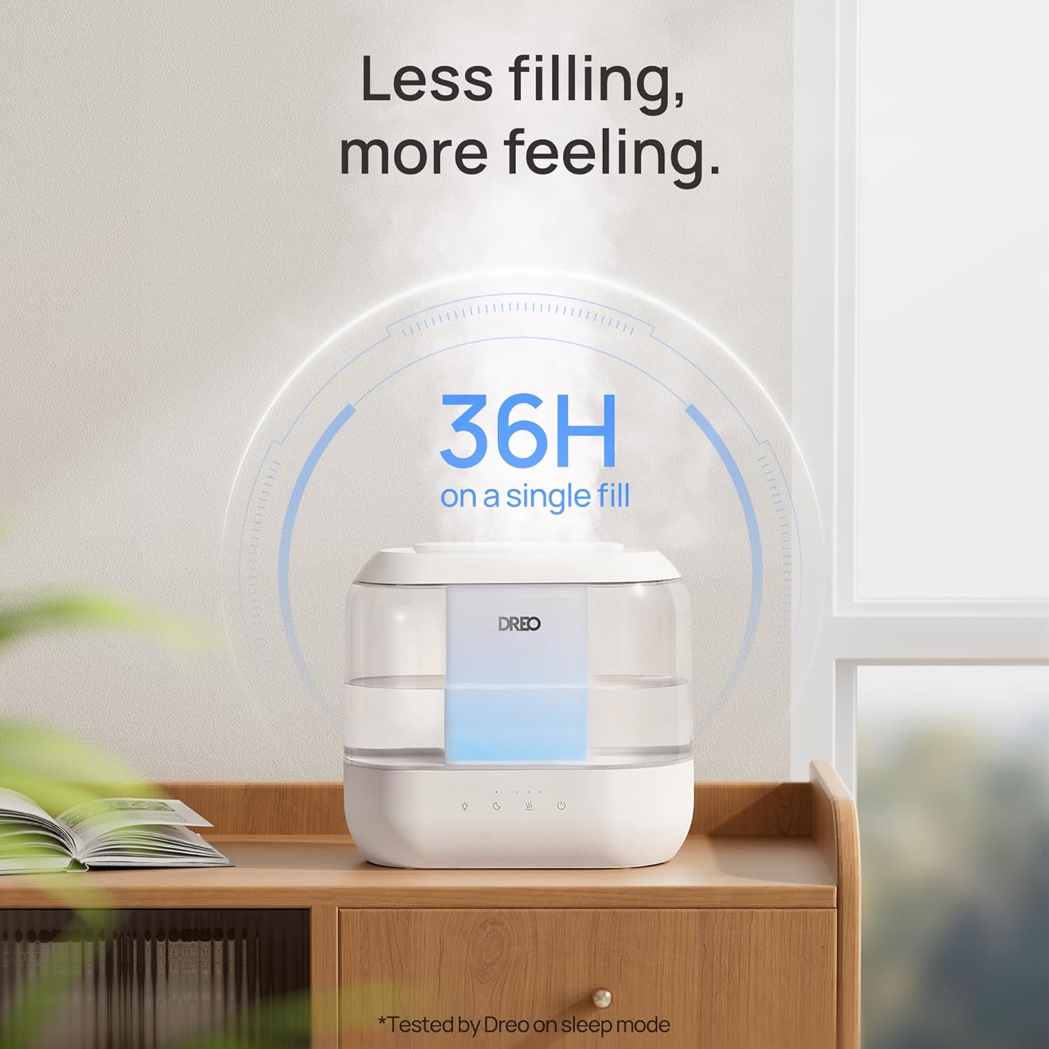 Dreo 4L Cool Mist Humidifier for Bedroom
