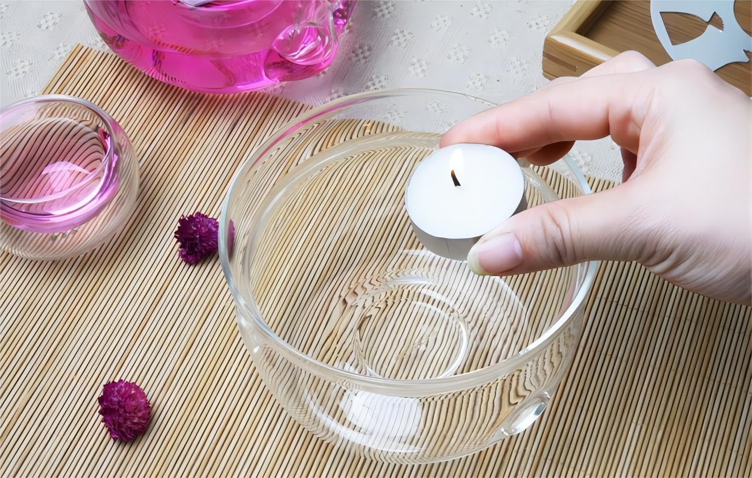 Bamboos Grocery LoKii Glass Teapot Warmer 6 Inches