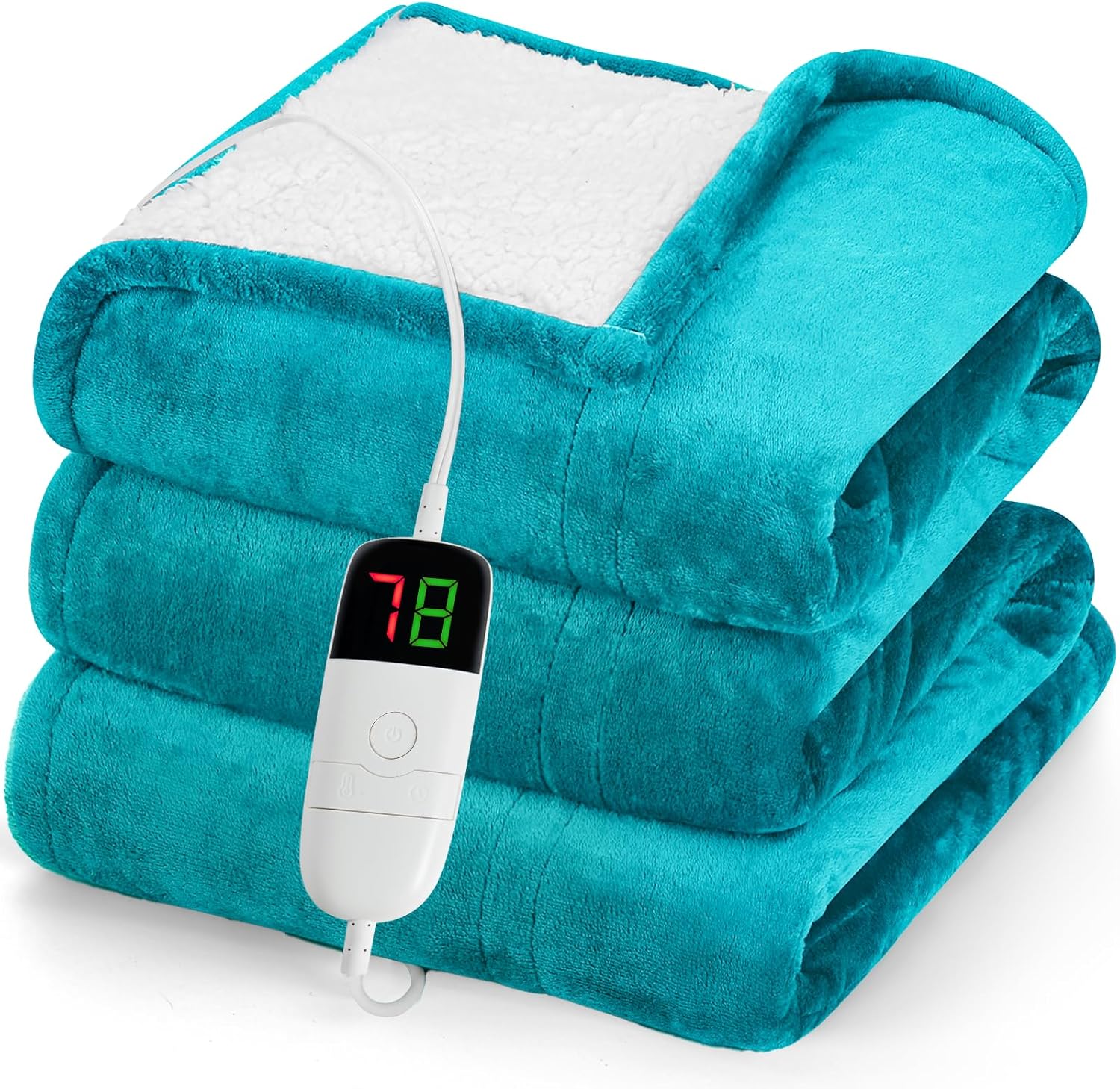 Greenoak Heated Blanket Electric Throw 50X60