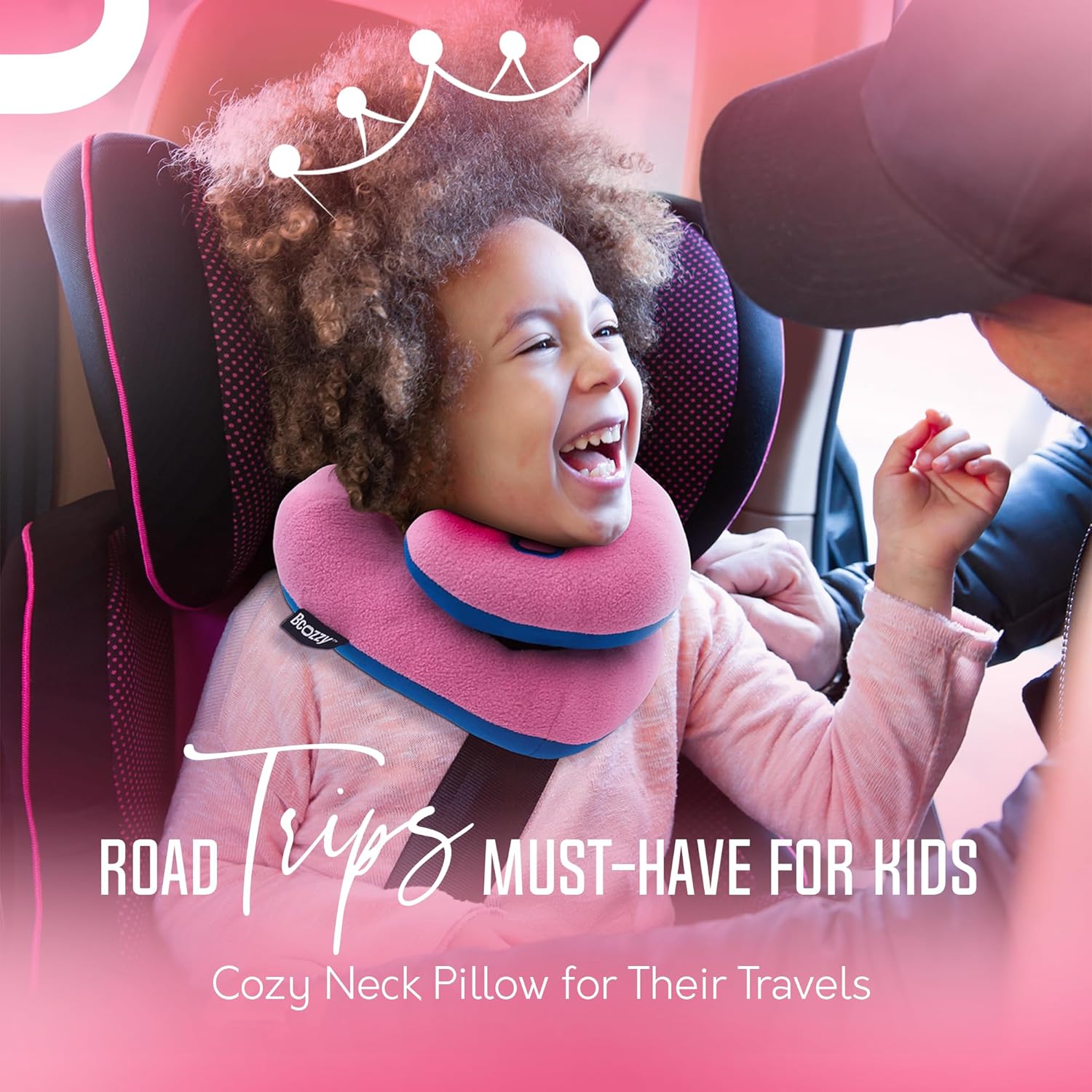BCOZZY Kids Travel Neck Pillow for 3-7 YO