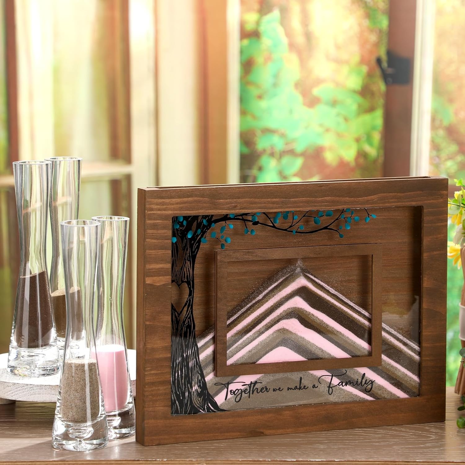 Qunclay Blended Family Unity Sand Ceremony Kit