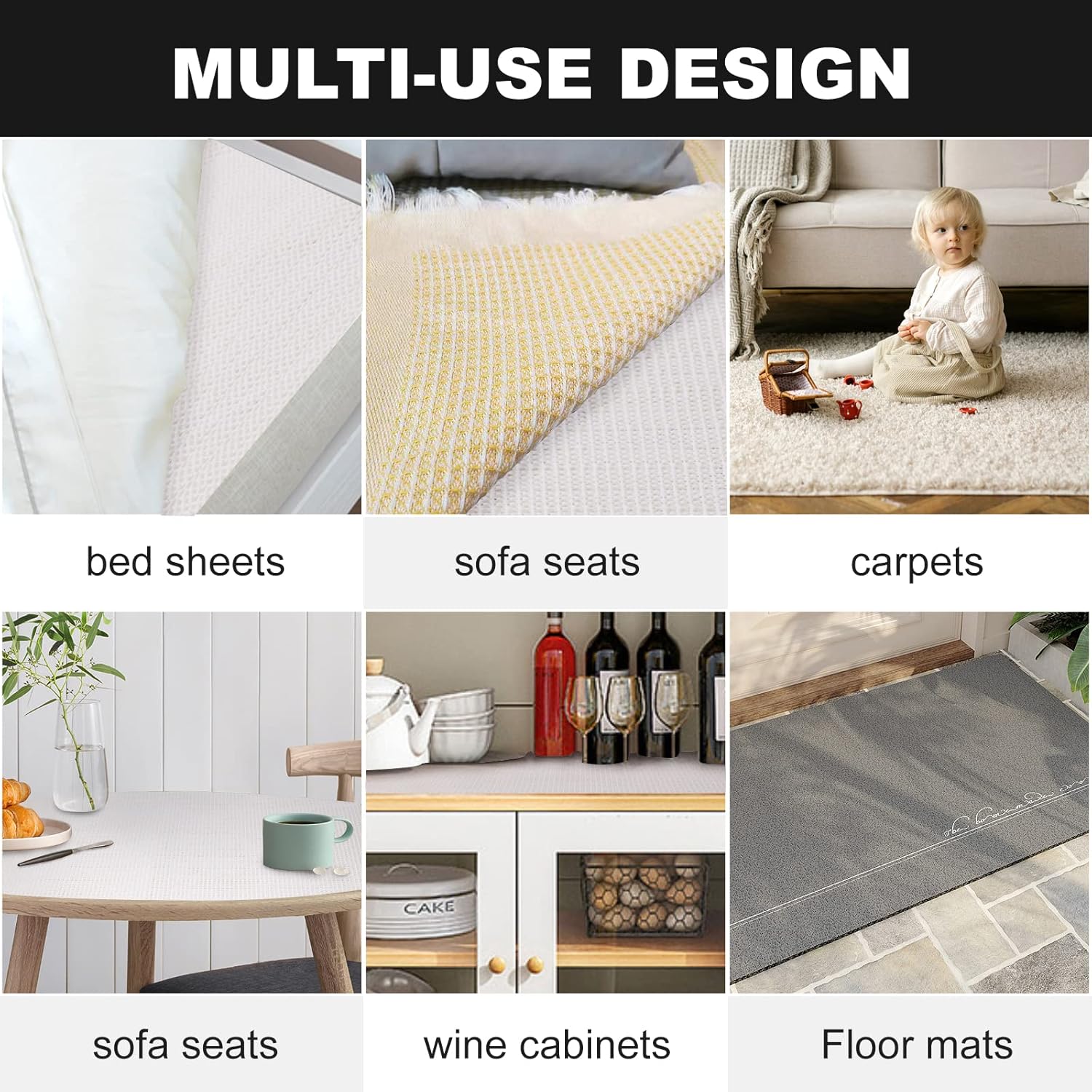 Foboull Mattress Slide Stopper Gripper Queen