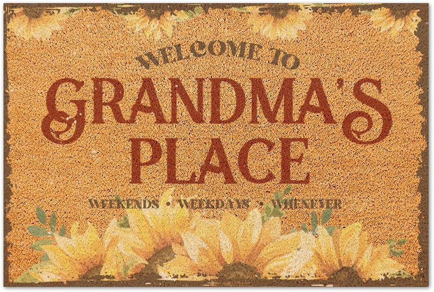 Grandmas Place Coir Fiber Entry Mat 16x24in