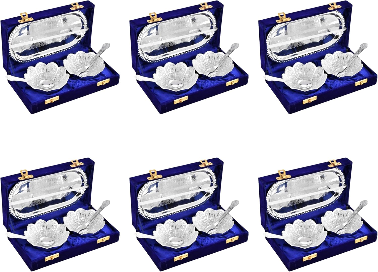NOBILITY Silver Plated Bowl Spoon Set for Gifting