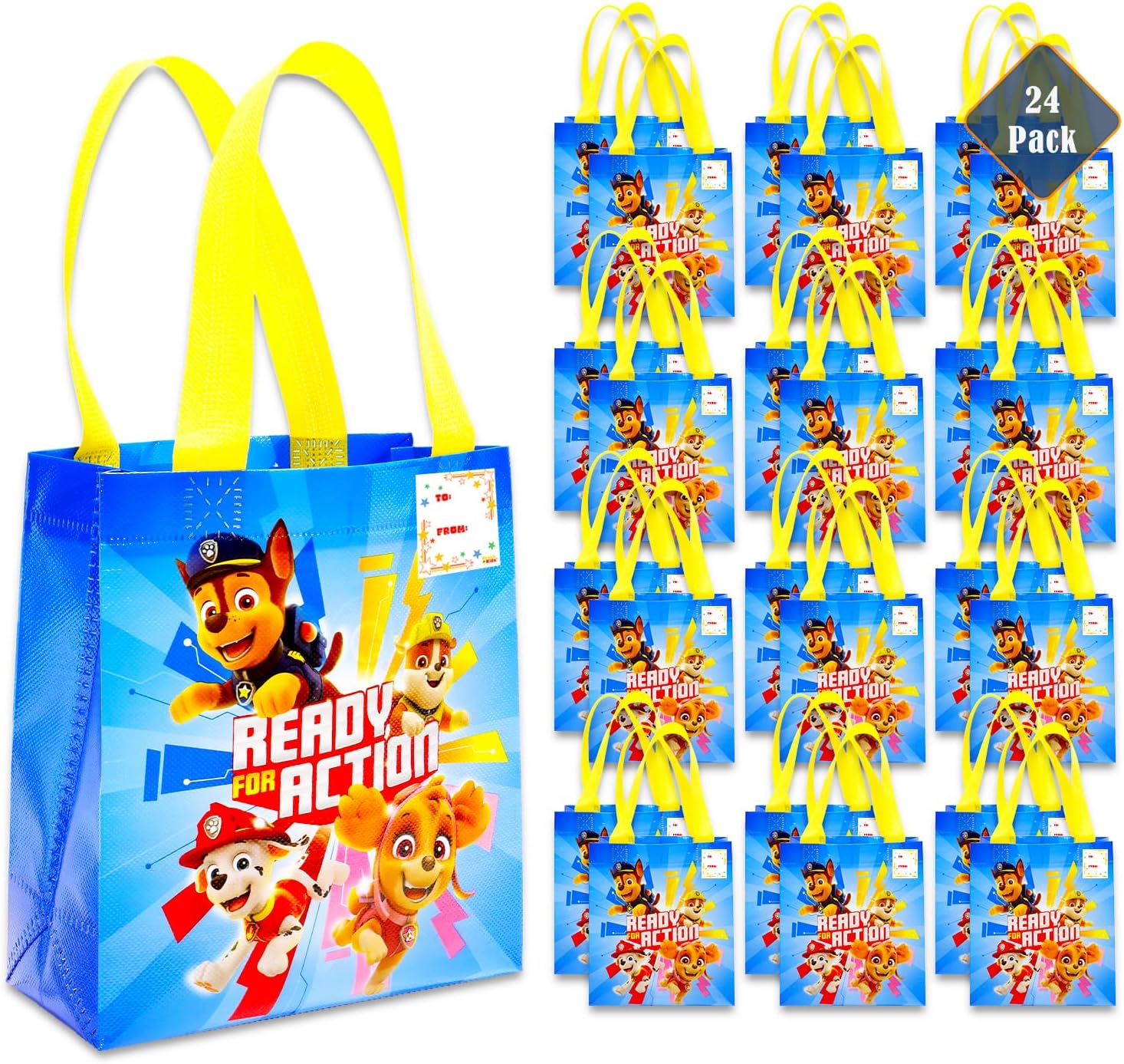 Paw Patrol Party Favor Bag Set 24 Pack